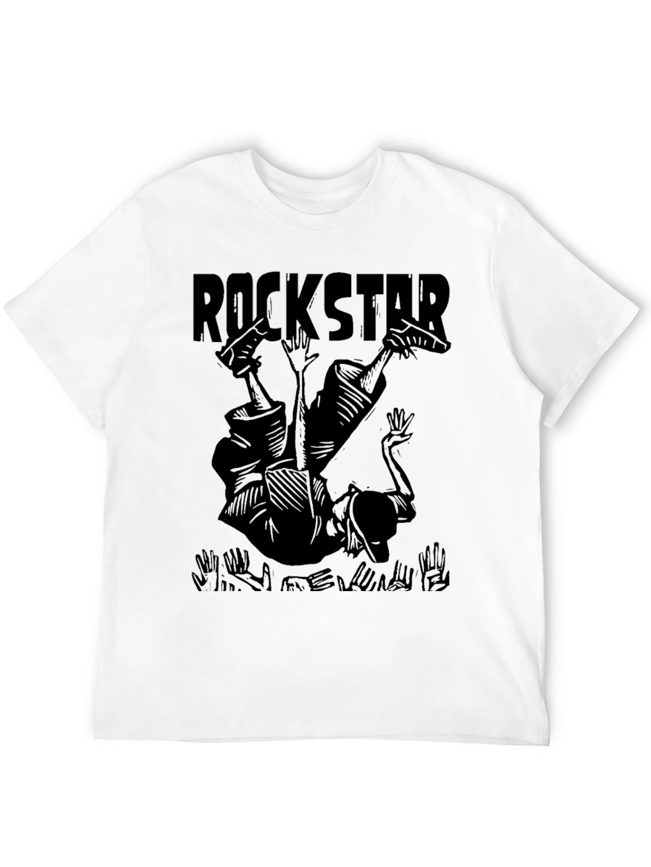 Rockstar Graphic Print Crew Neck T-Shirt