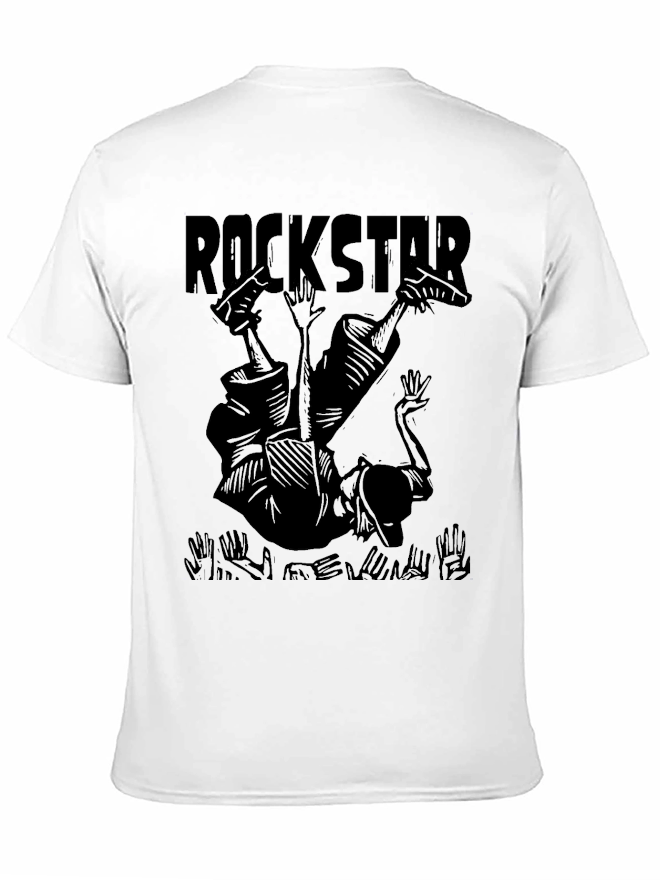 Rockstar Graphic Print Crew Neck T-Shirt