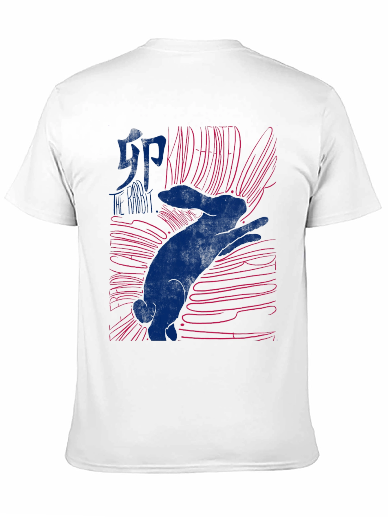 Kind Hearted Rabbit Graphic T-Shirt