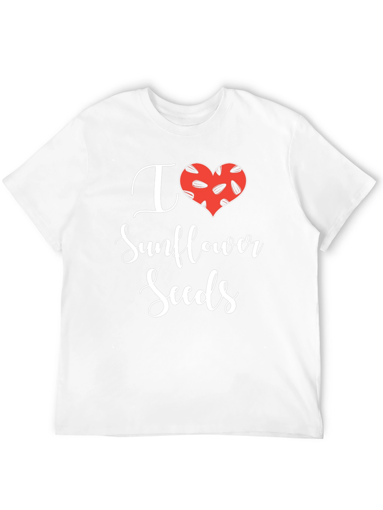 I Love Sunflower Seeds Graphic T-Shirt