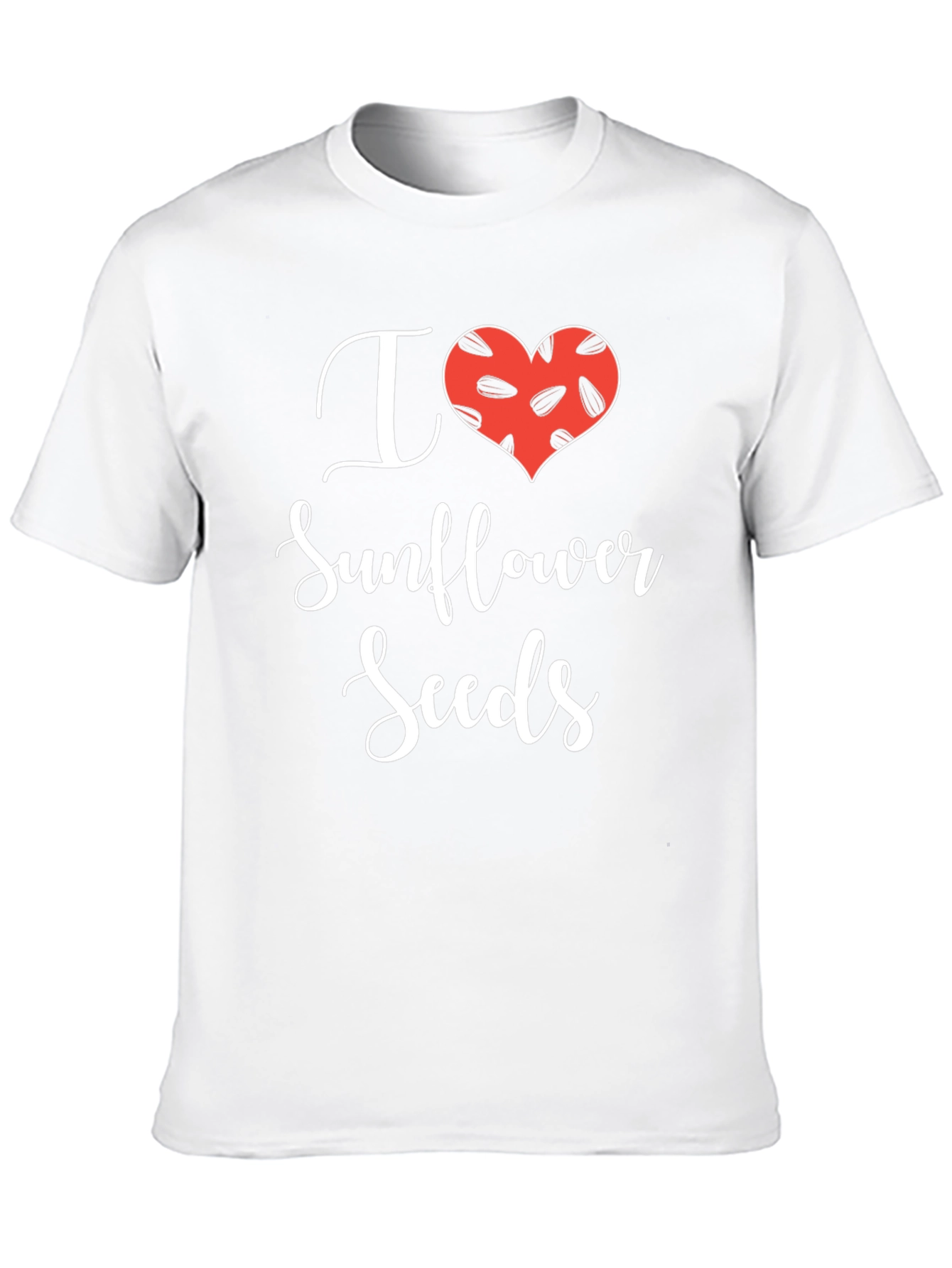 I Love Sunflower Seeds Graphic T-Shirt