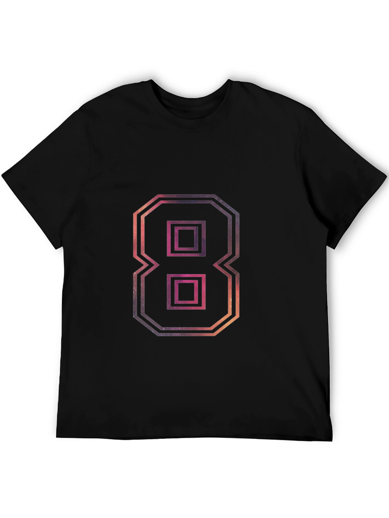 Retro Number 8 Graphic T-Shirt