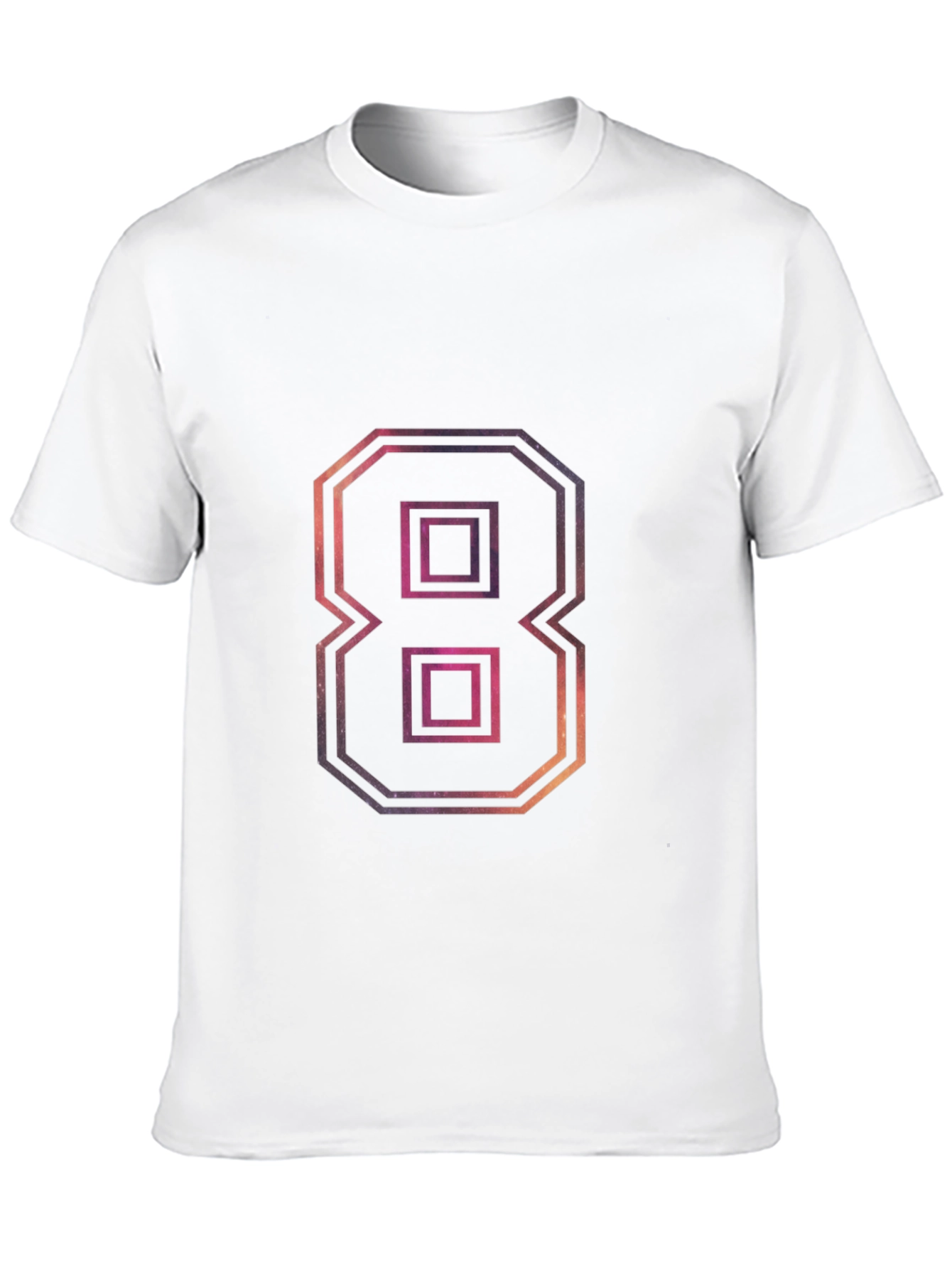 Retro Number 8 Graphic T-Shirt