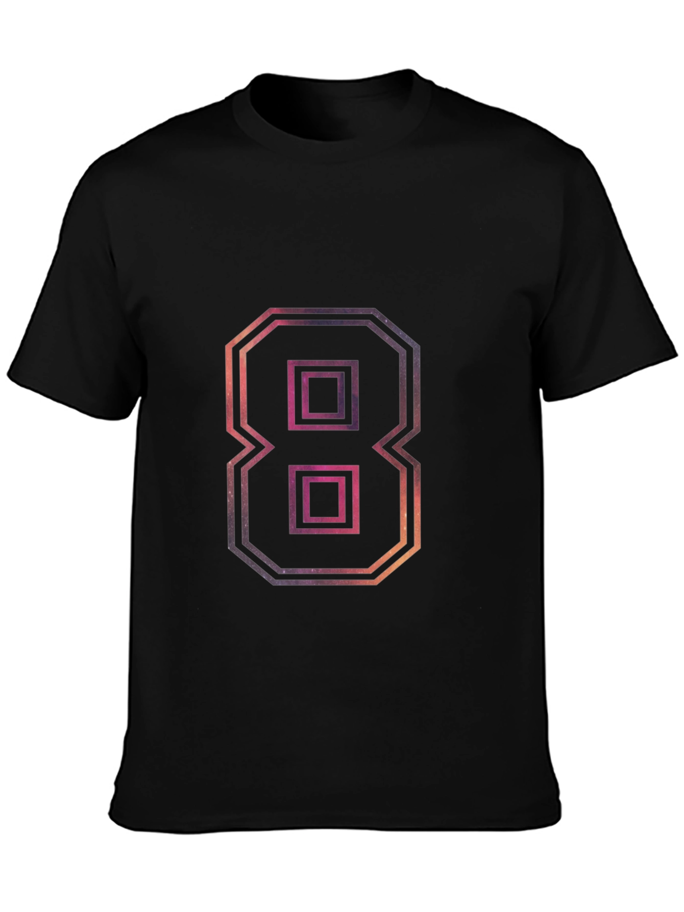 Retro Number 8 Graphic T-Shirt