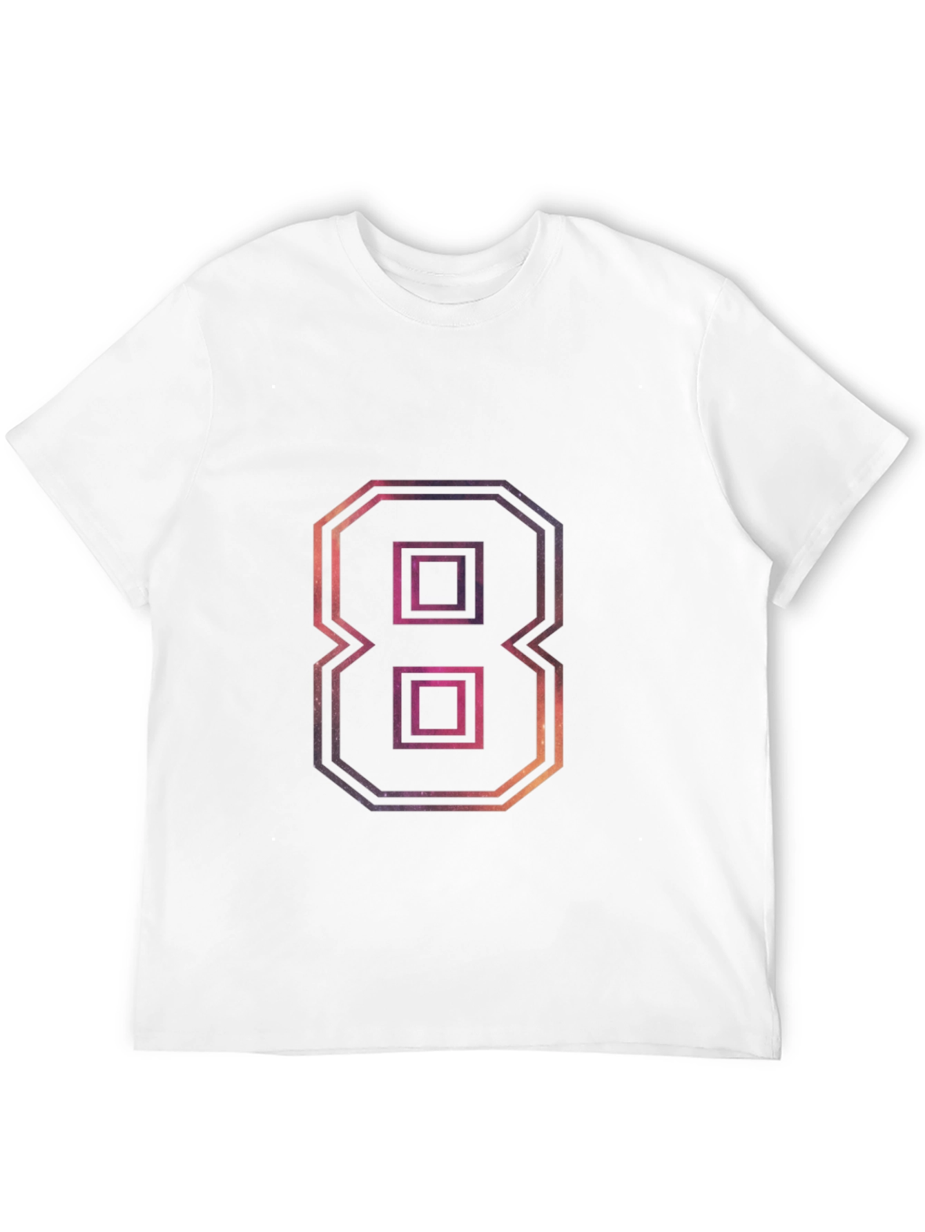 Retro Number 8 Graphic T-Shirt