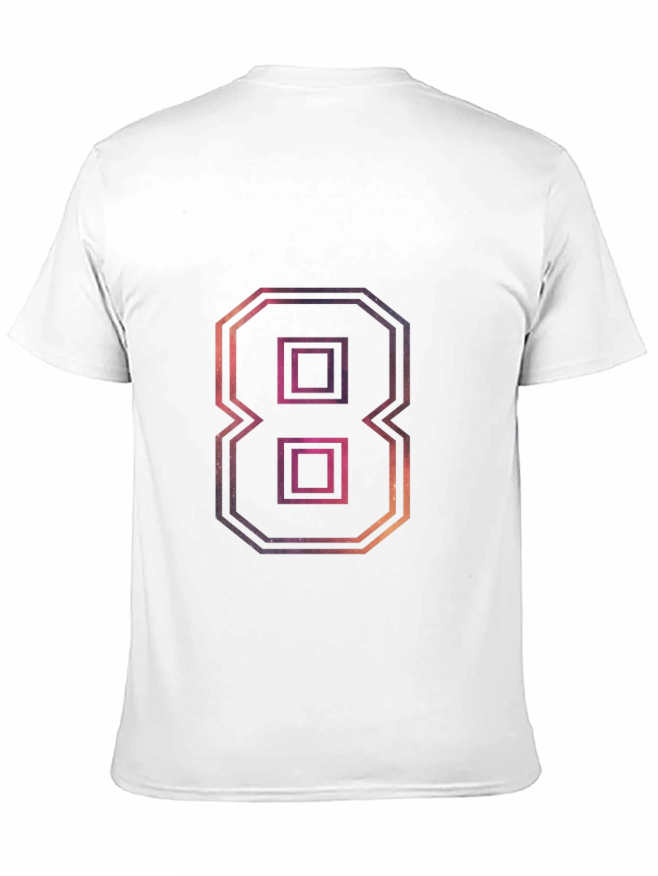 Retro Number 8 Graphic T-Shirt