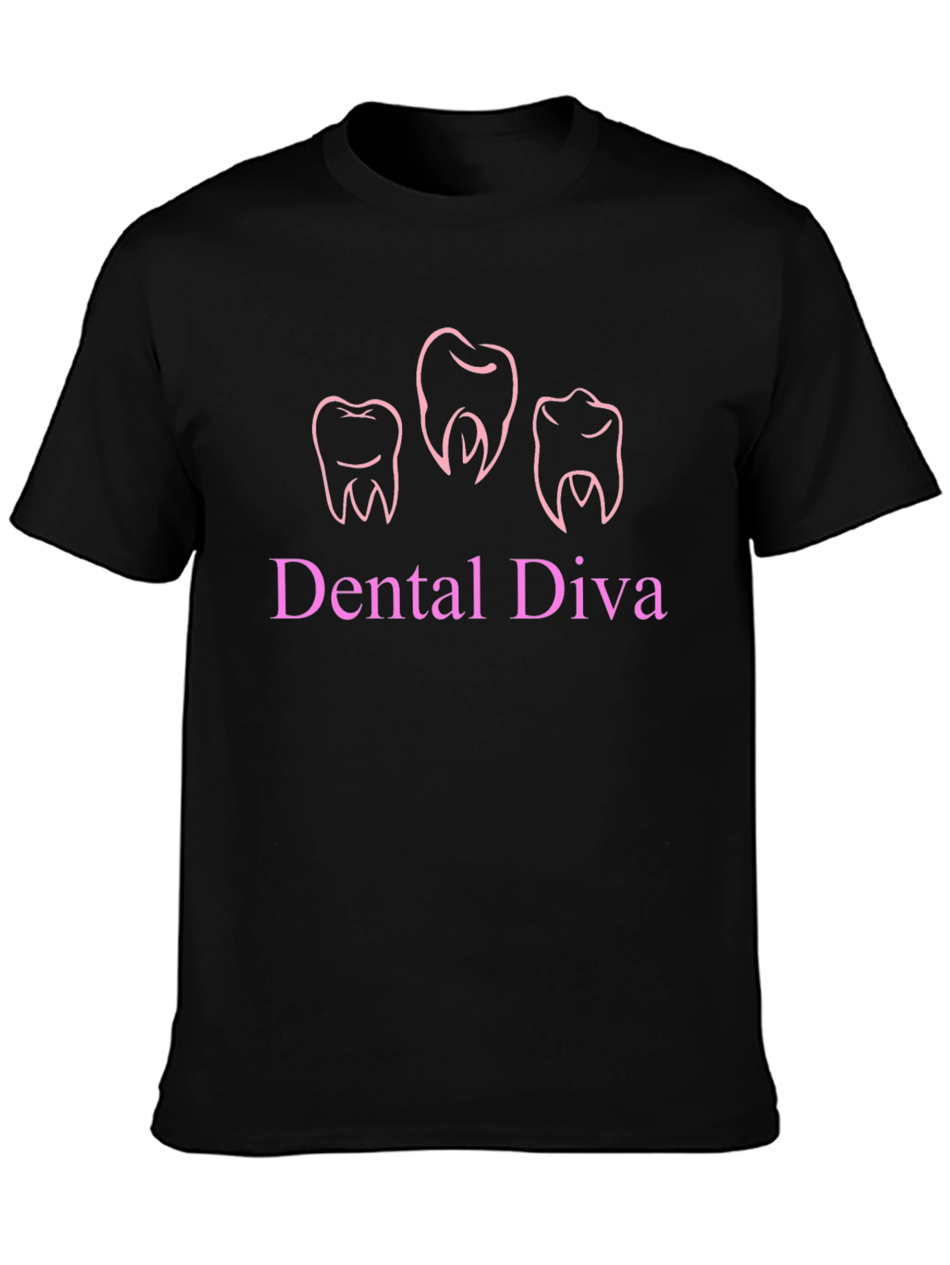 Dental Diva Graphic Tee - Black