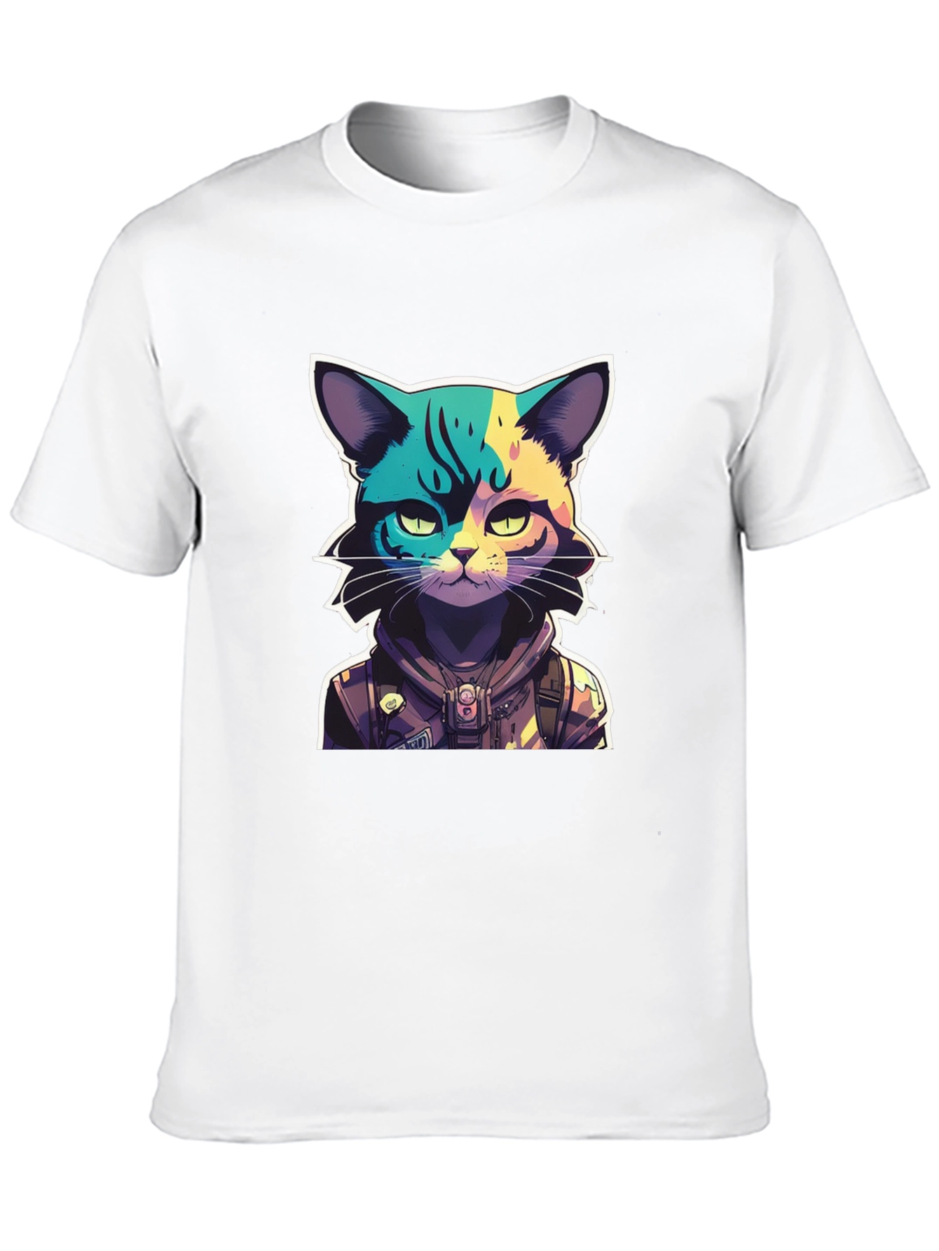 Cool Cat Graphic T-Shirt - Unique Design