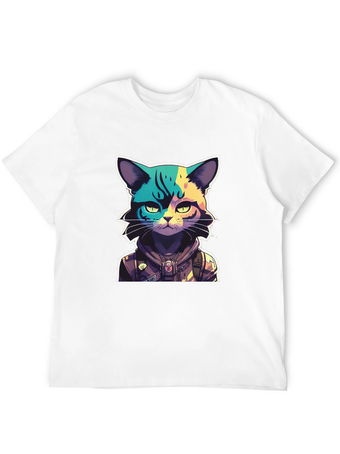 Cool Cat Graphic T-Shirt - Unique Design