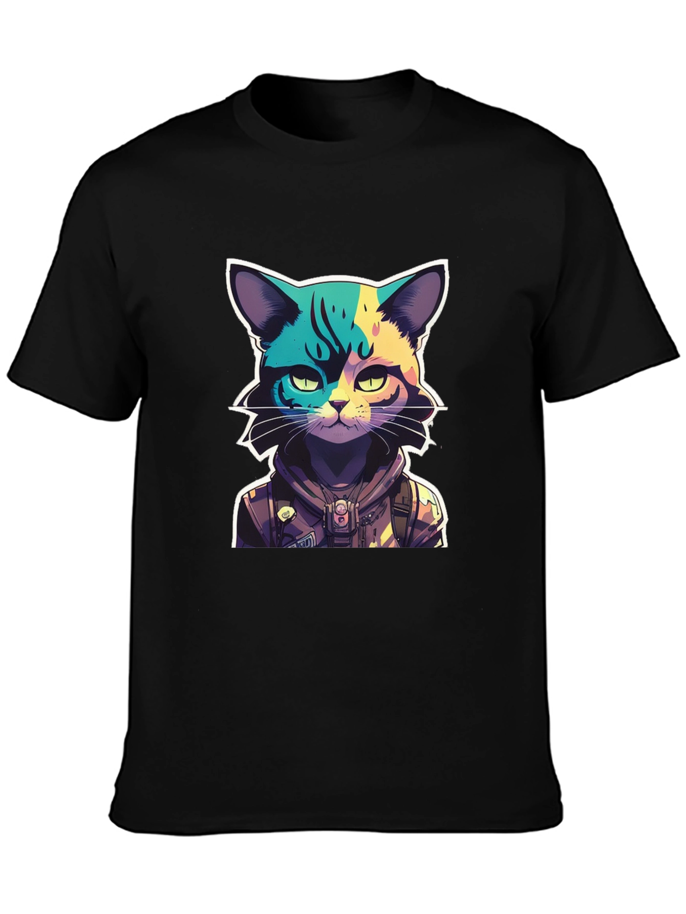 Cool Cat Graphic T-Shirt - Unique Design