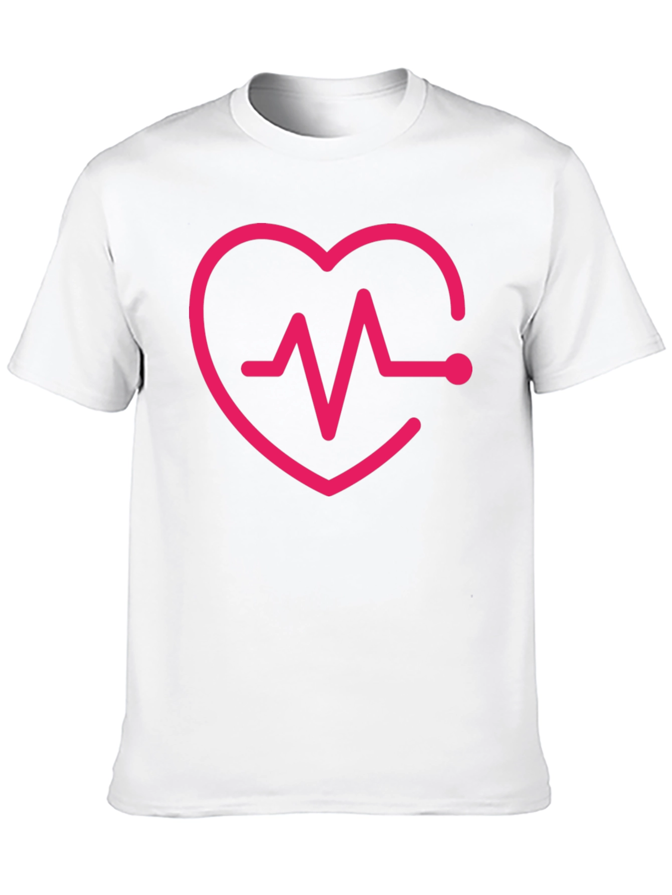 Heartbeat Heart Love Graphic T-Shirt