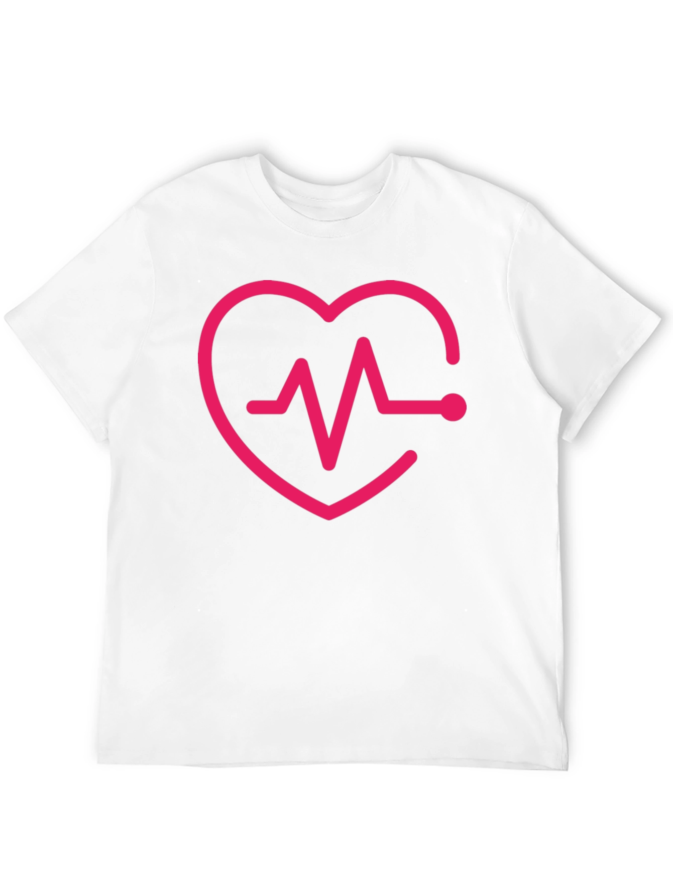 Heartbeat Heart Love Graphic T-Shirt