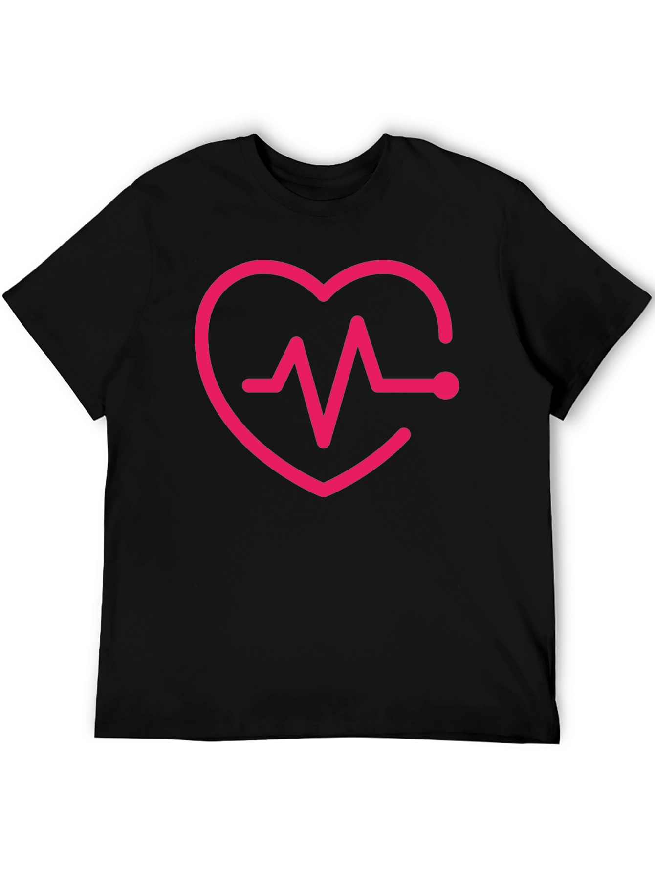 Heartbeat Heart Love Graphic T-Shirt