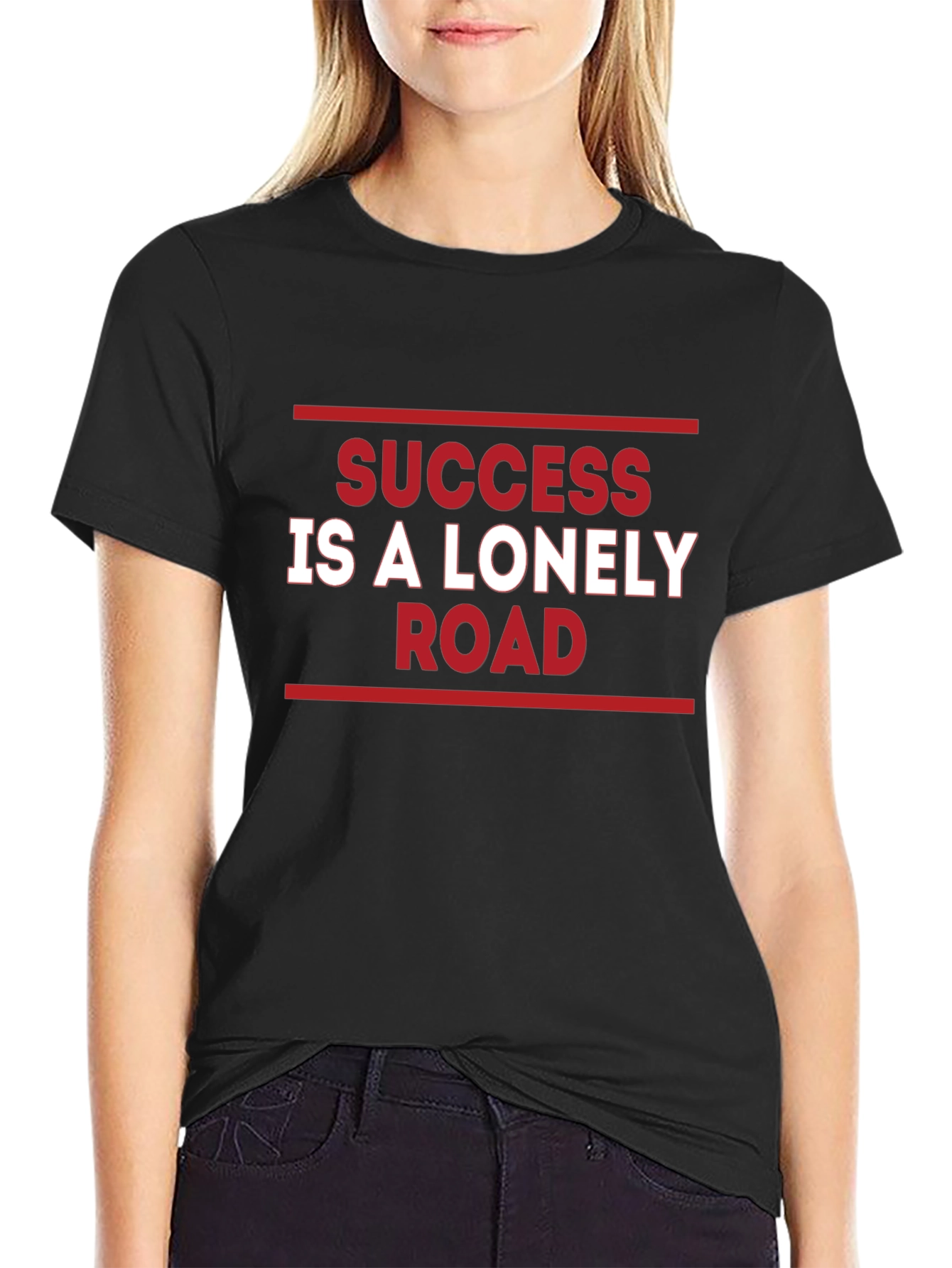 Success is a Lonely Road Graphic T-Shirt