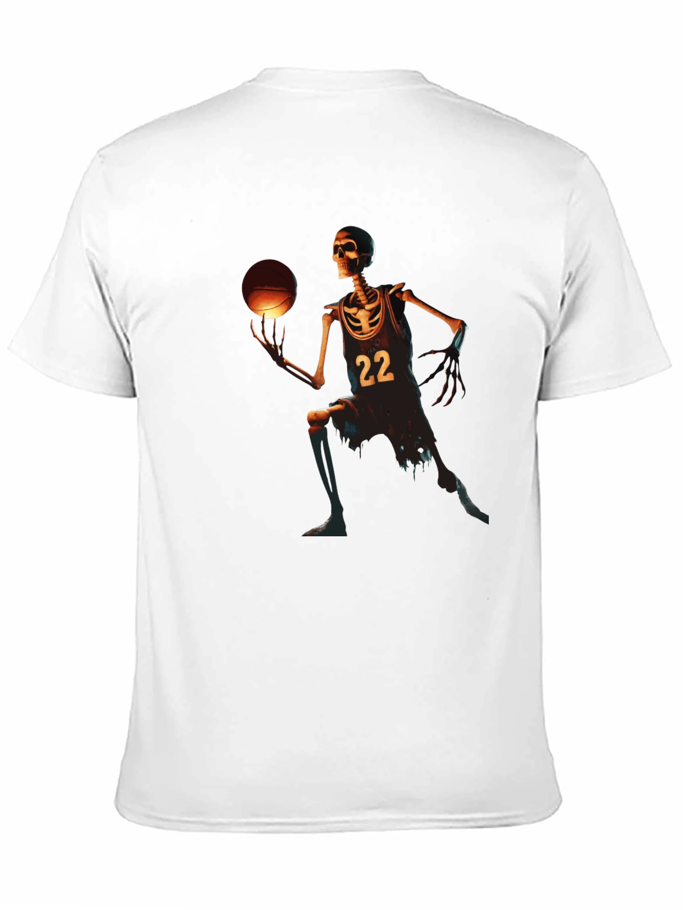 Skeleton Basketball Player T-Shirt