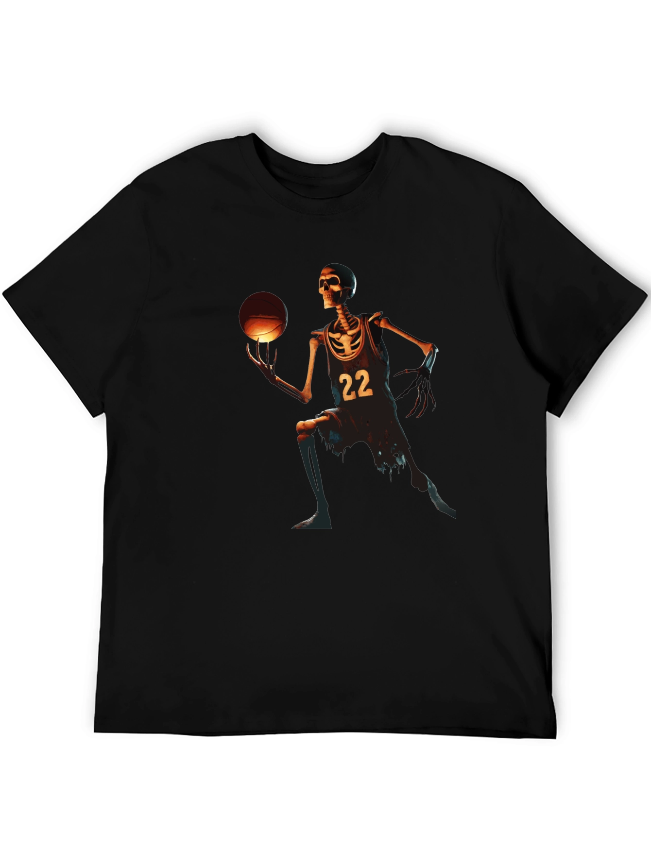 Skeleton Basketball Player T-Shirt