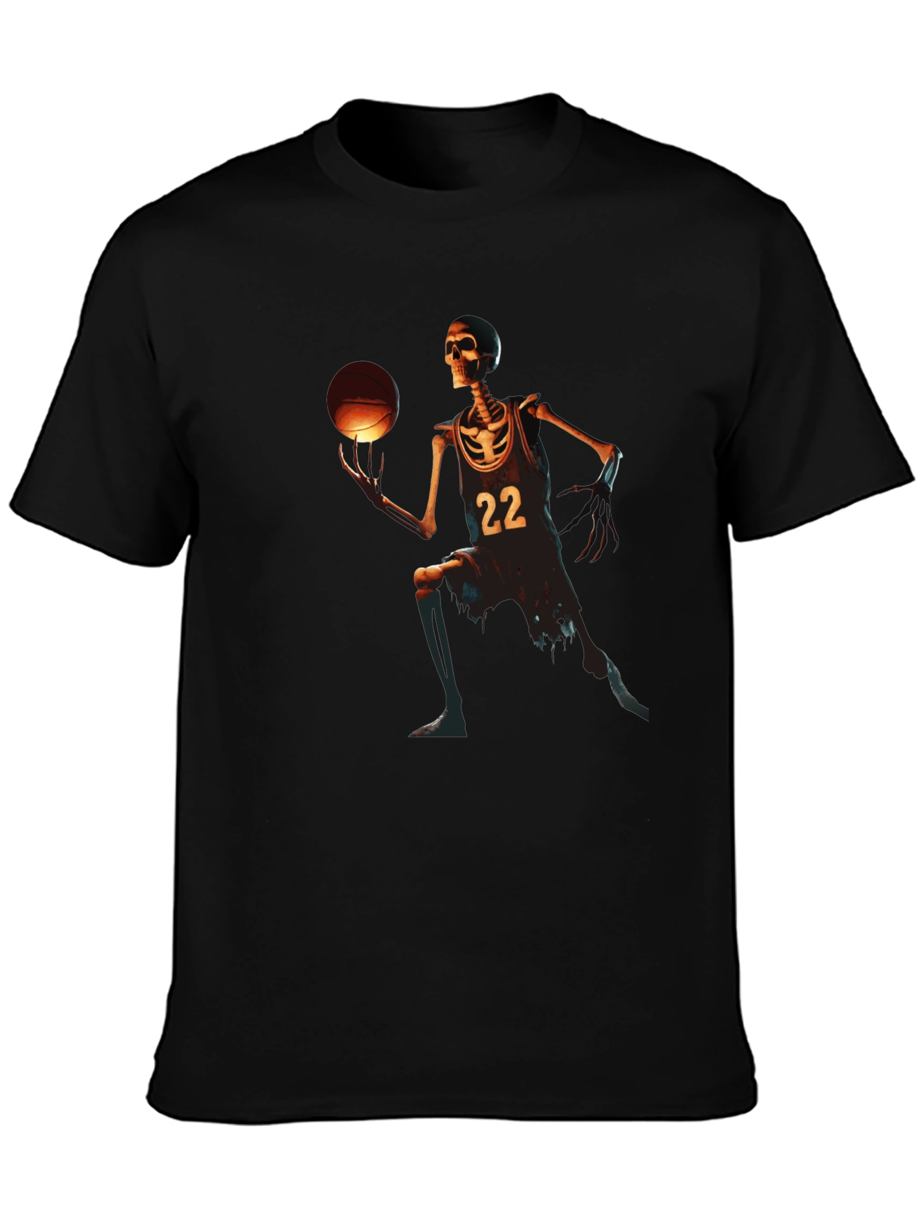 Skeleton Basketball Player T-Shirt