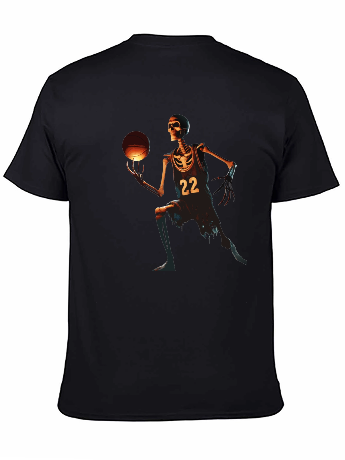 Skeleton Basketball Player T-Shirt