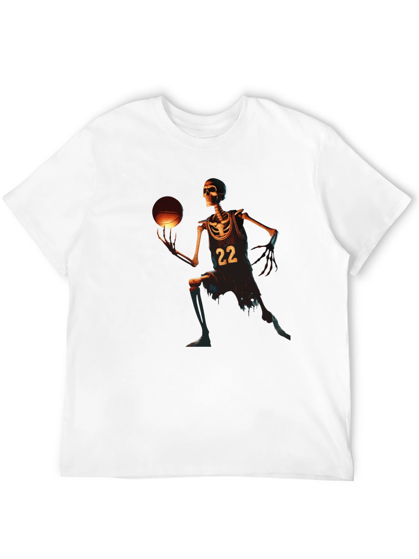 Skeleton Basketball Player T-Shirt