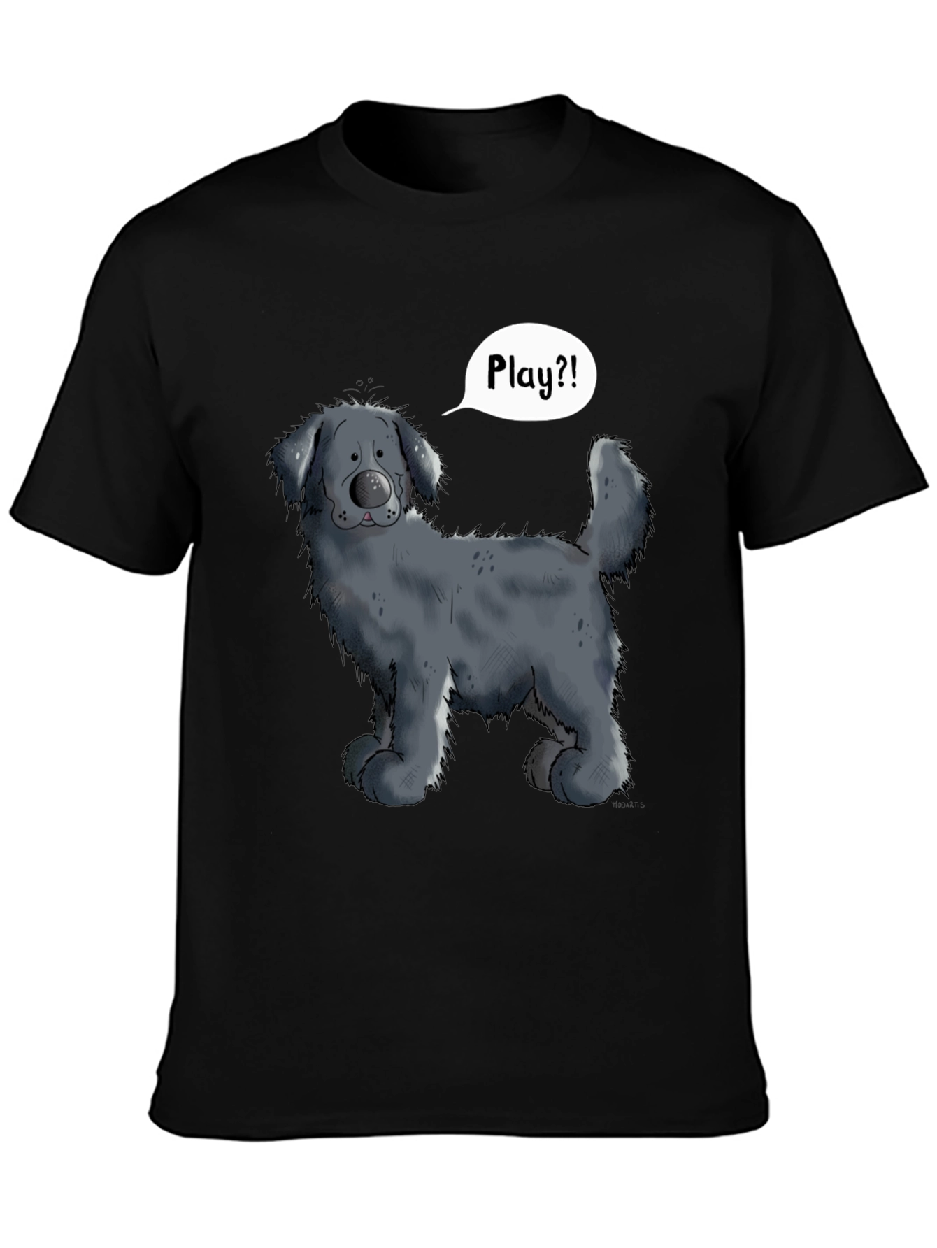 Dog Cartoon T-Shirt - Play?!