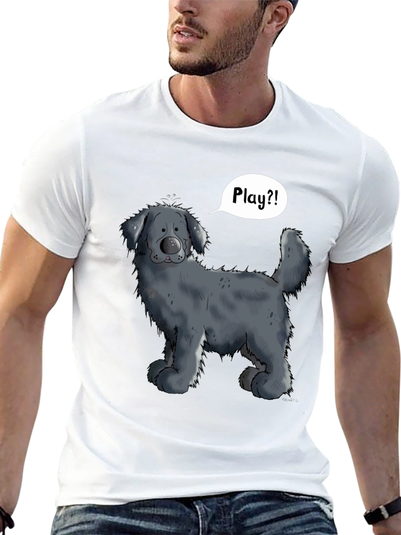 Dog Cartoon T-Shirt - Play?!