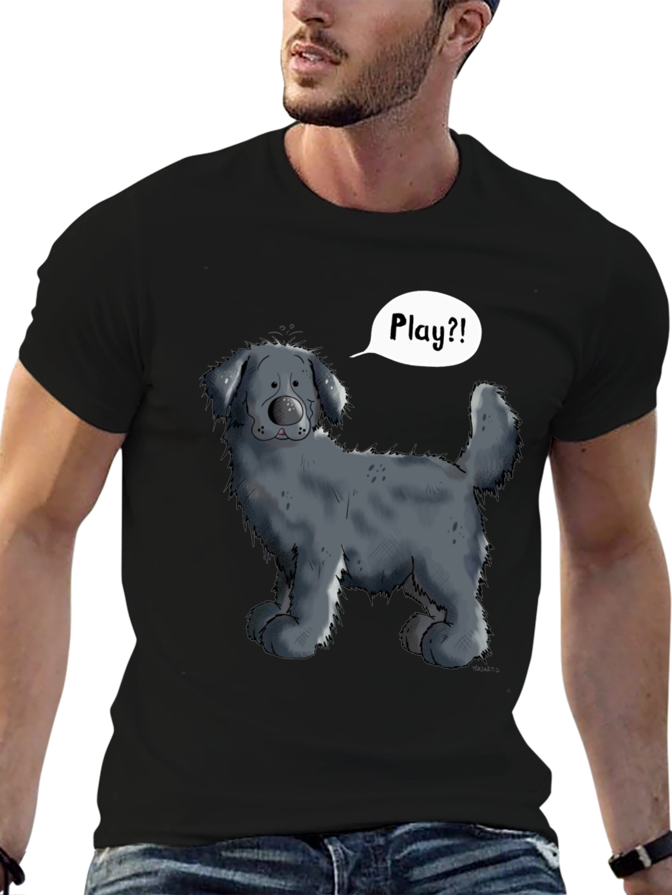 Dog Cartoon T-Shirt - Play?!
