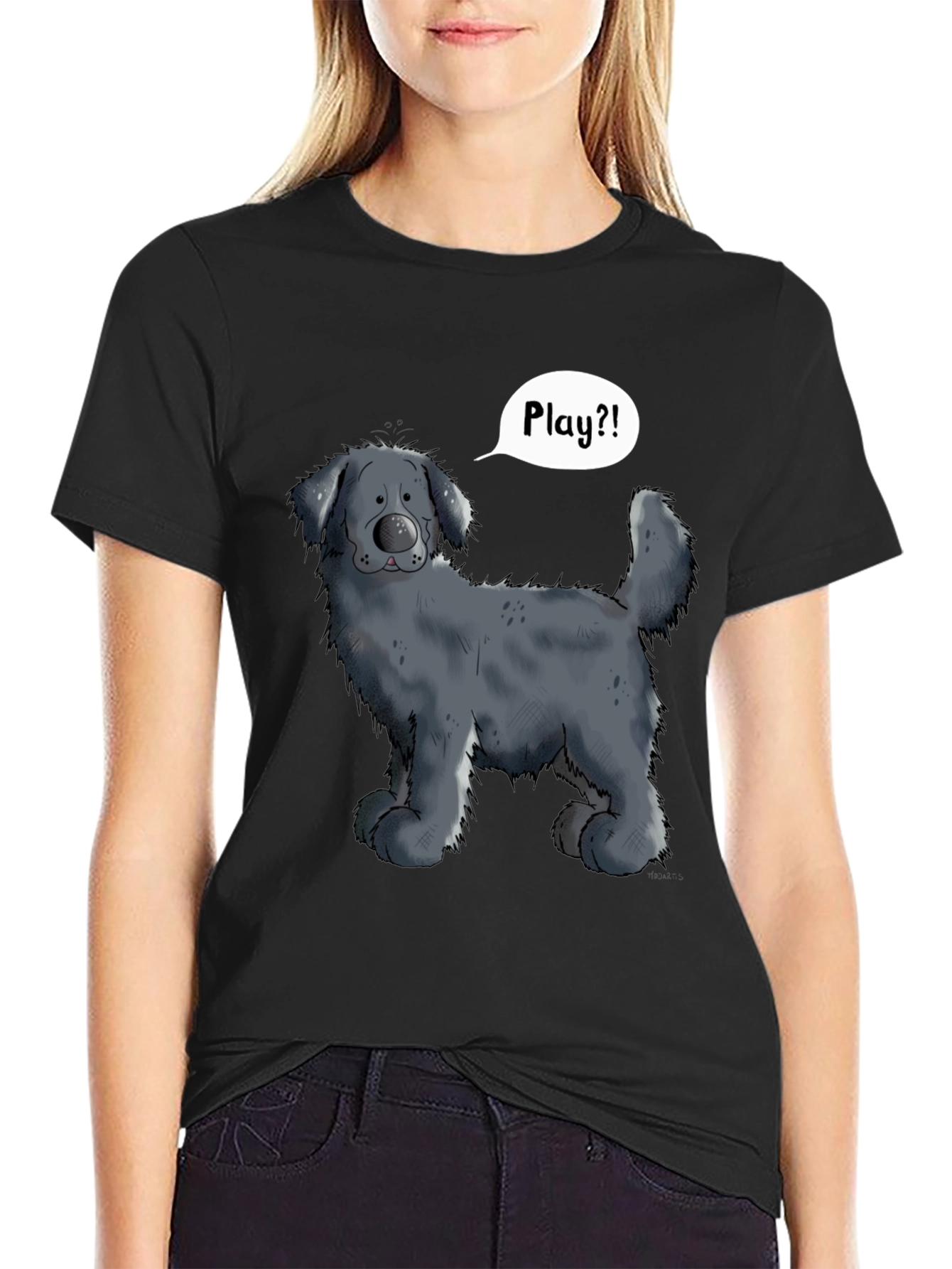 Dog Cartoon T-Shirt - Play?!