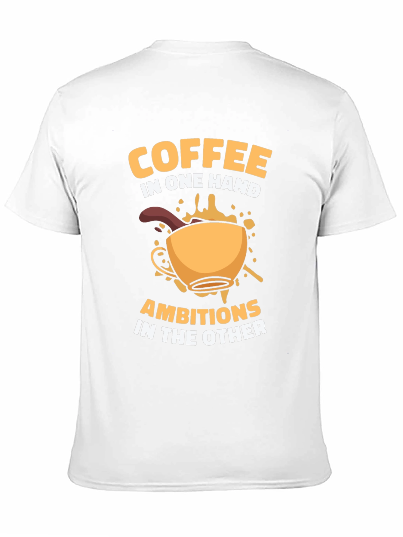 Coffee & Ambition Graphic T-Shirt - Casual Style