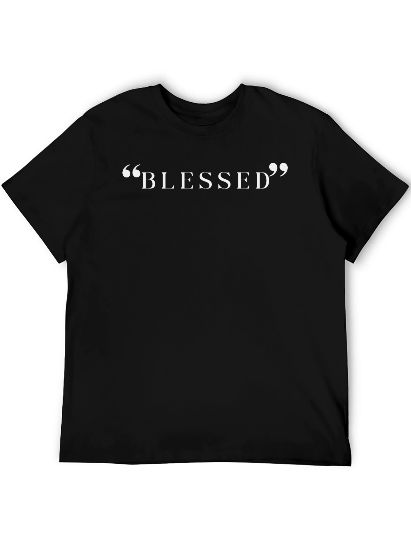 Blessed Black Crew Neck T-Shirt