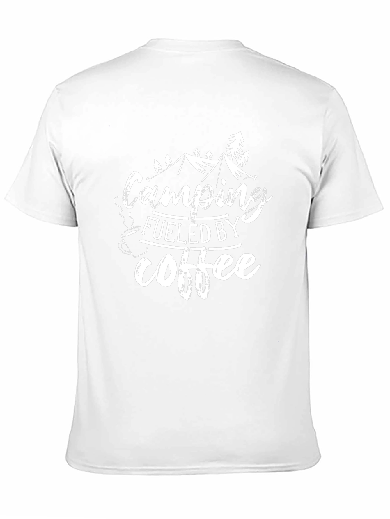 Camping Fueled by Coffee Graphic Tee