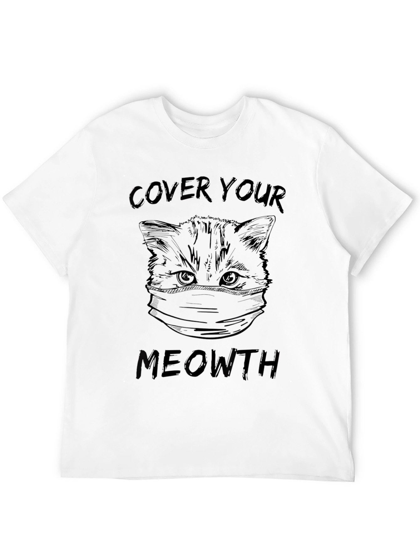 Cover Your Meowth Funny Cat T-Shirt