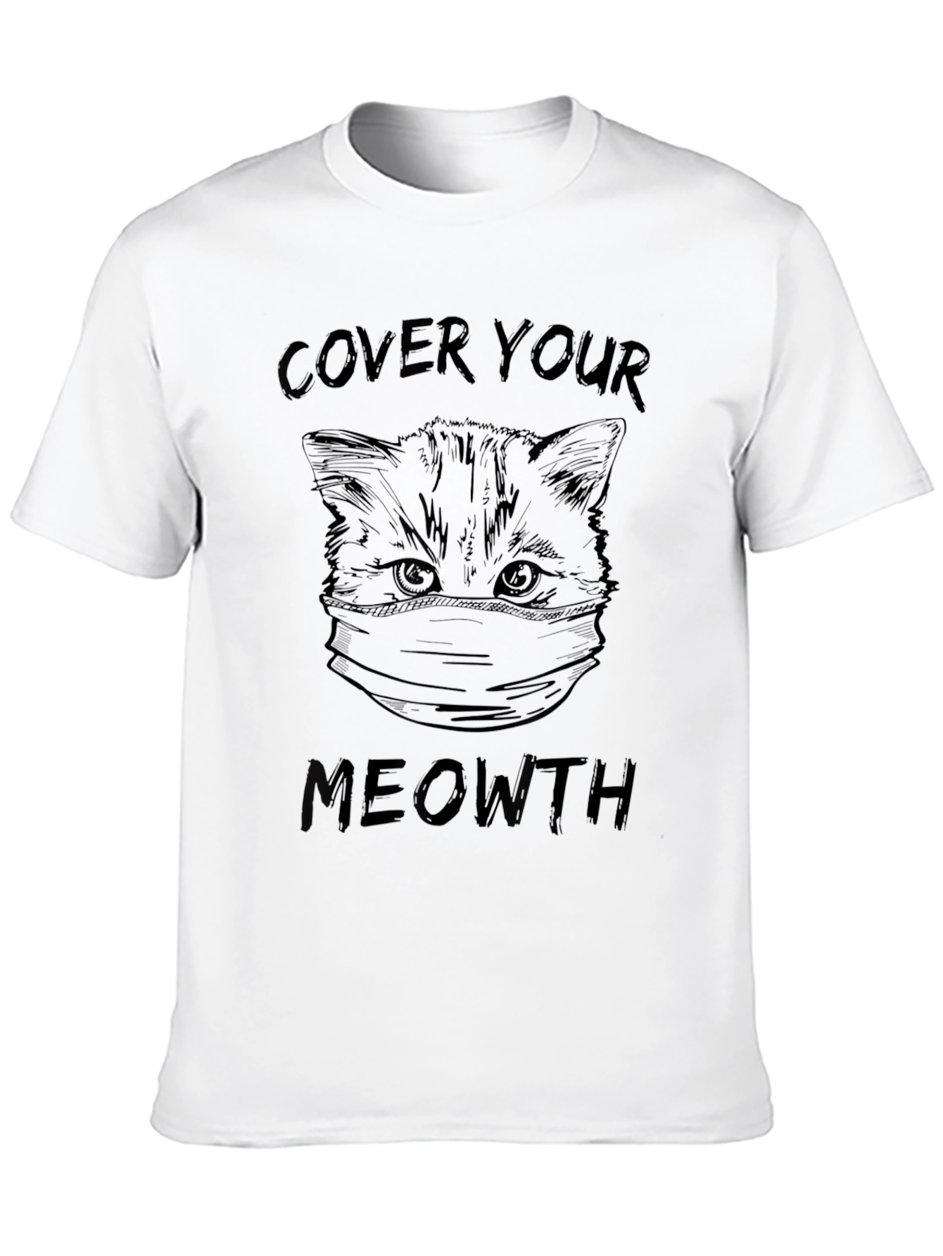 Cover Your Meowth Funny Cat T-Shirt