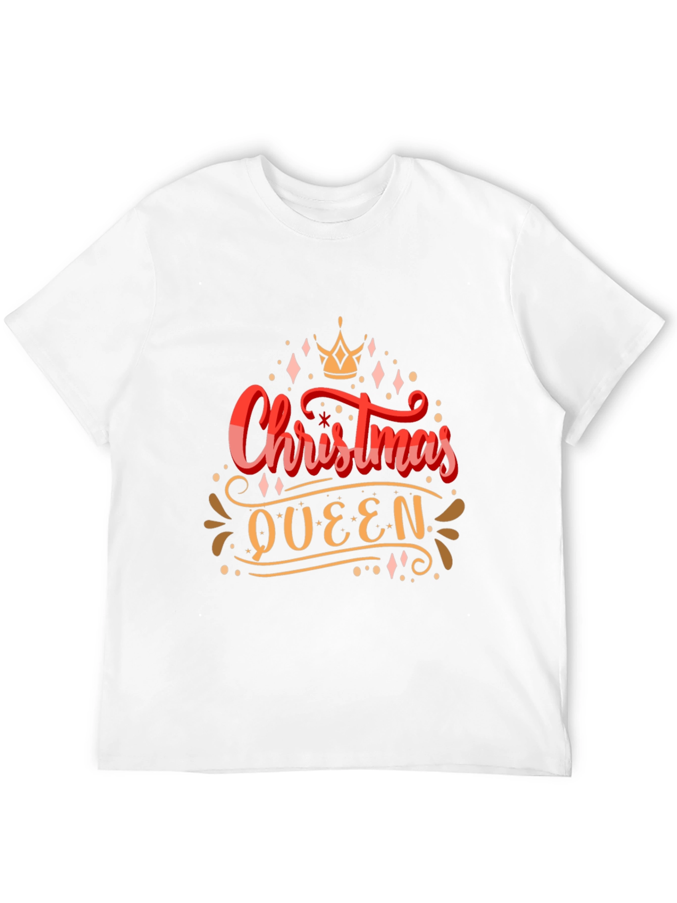 Christmas Queen Graphic Tee - Holiday Apparel