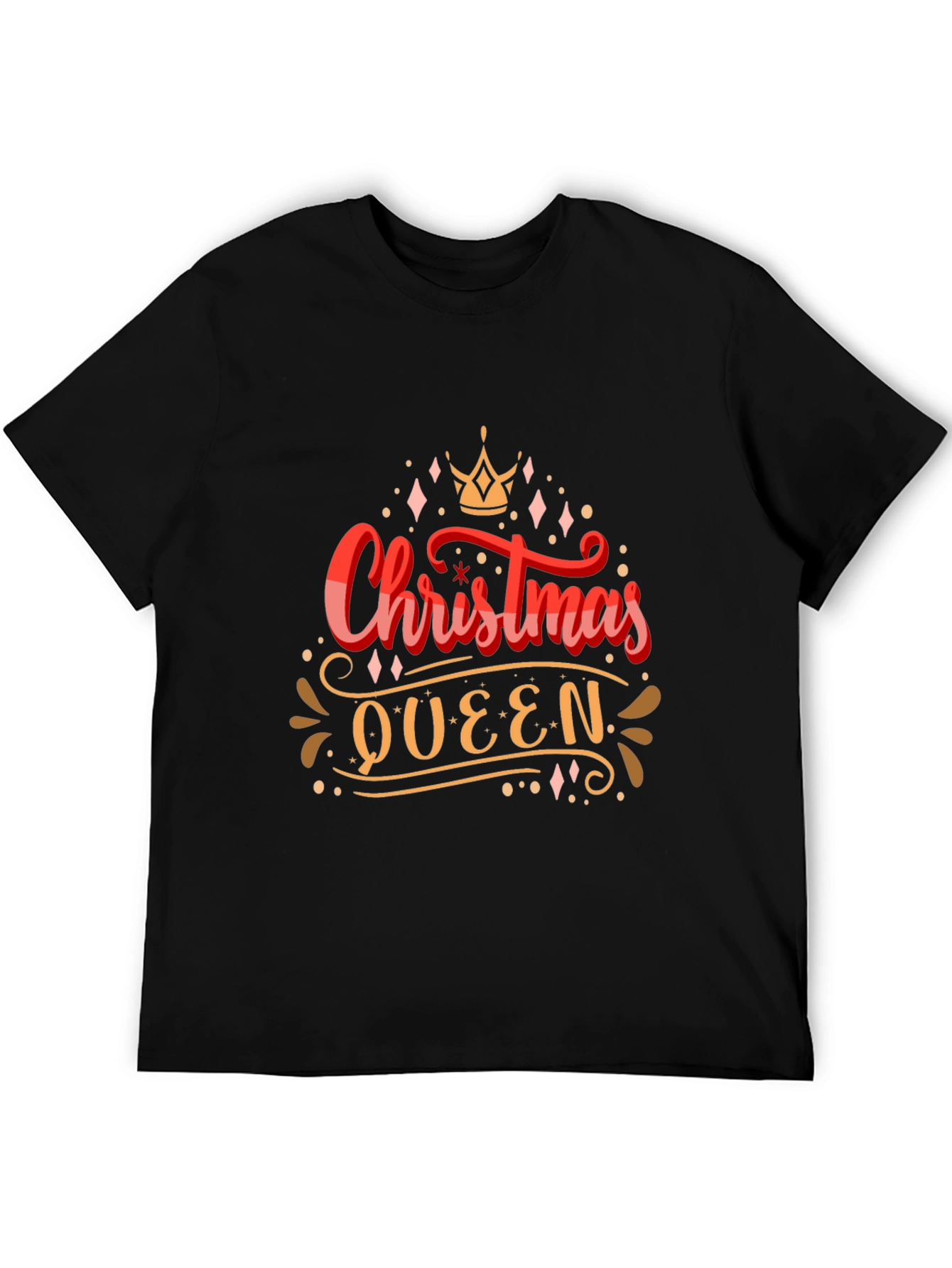 Christmas Queen Graphic Tee - Holiday Apparel