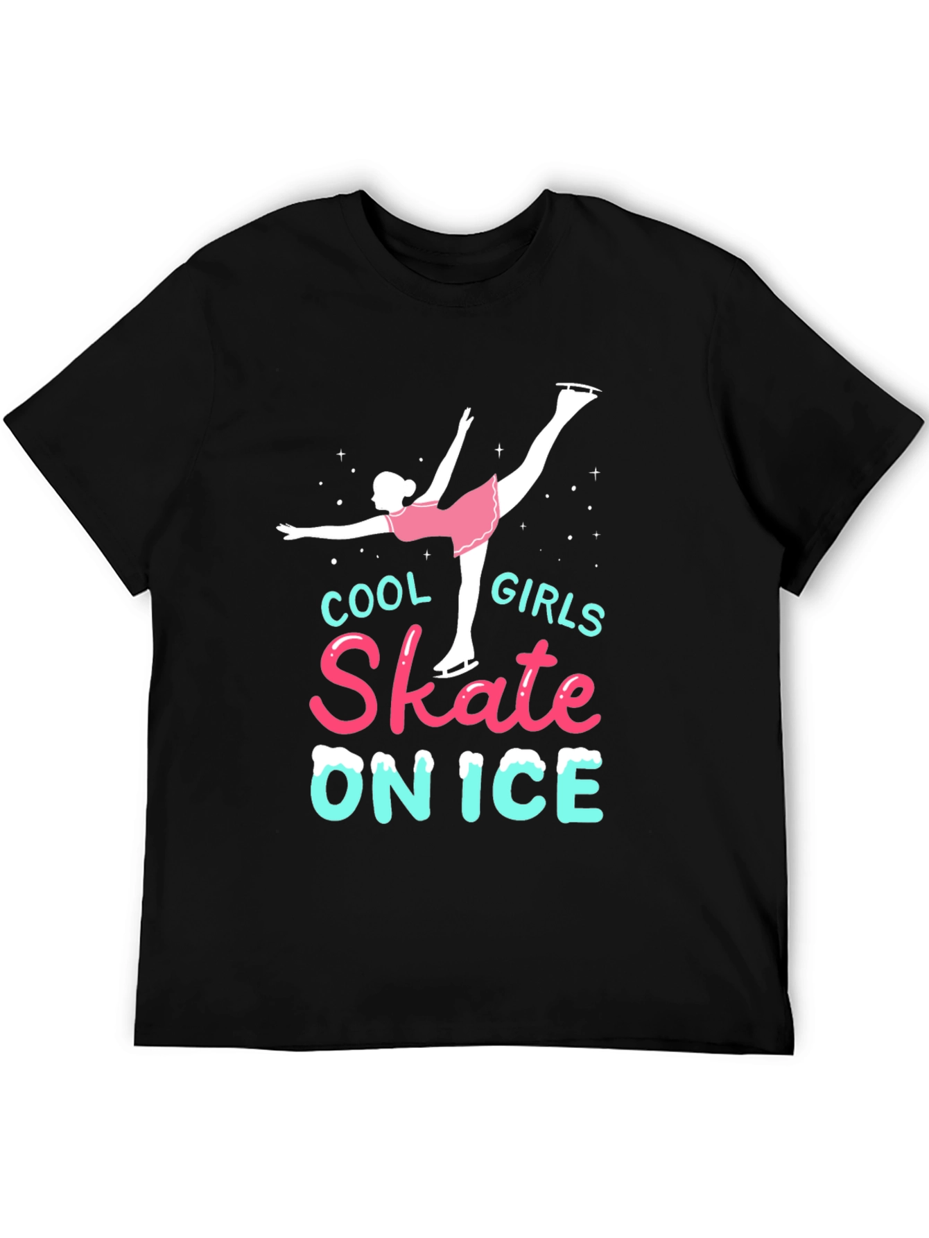 Cool Girls Skate on Ice T-Shirt