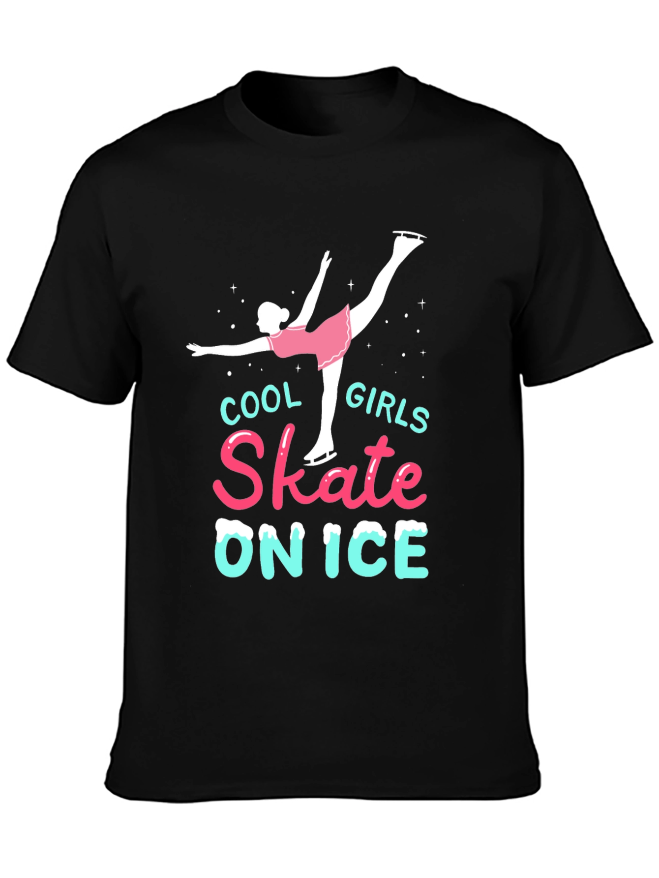 Cool Girls Skate on Ice T-Shirt