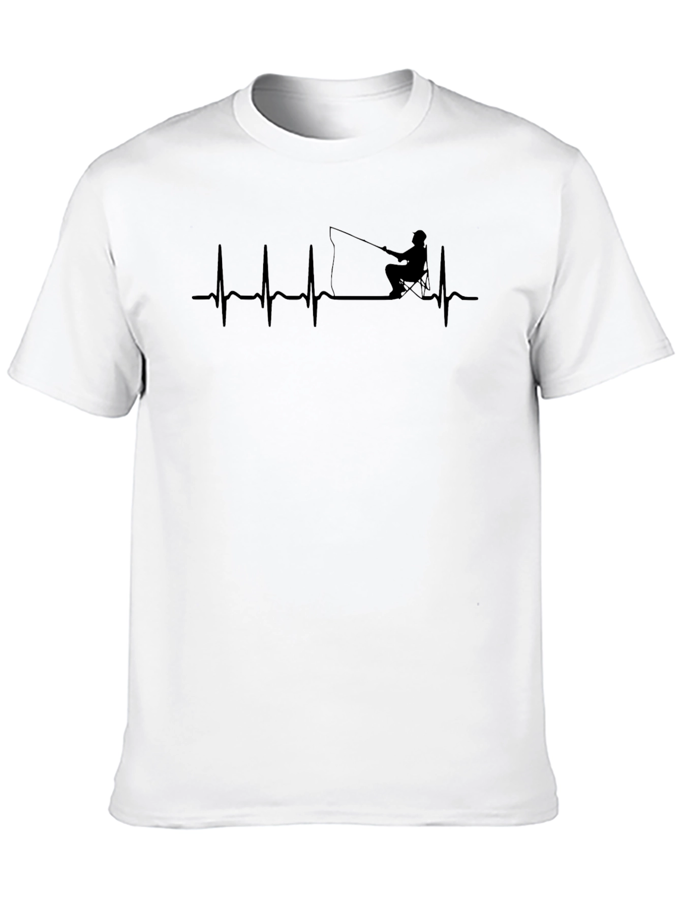 Fishing Heartbeat T-Shirt - Anglers Passion