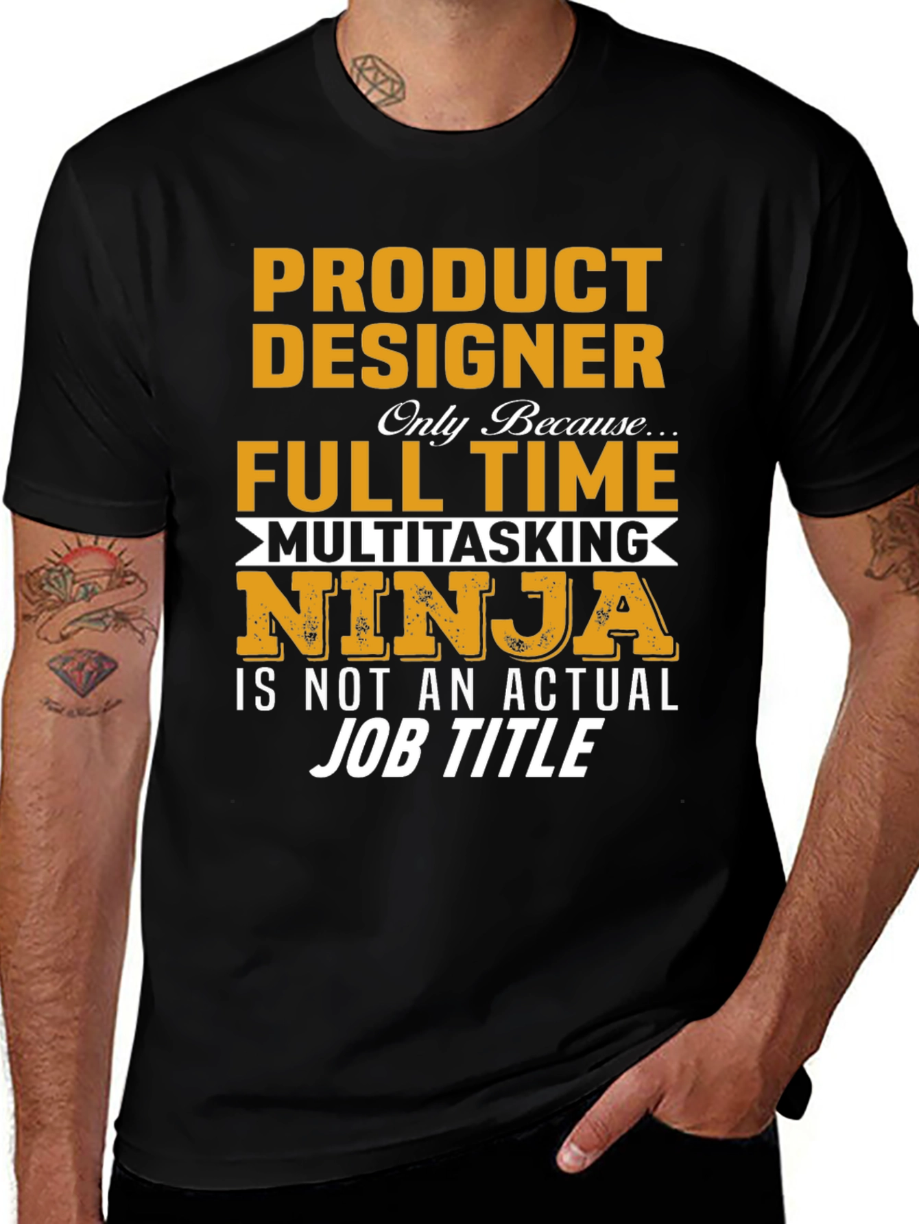 Product Designer Multitasking Ninja Graphic Tee