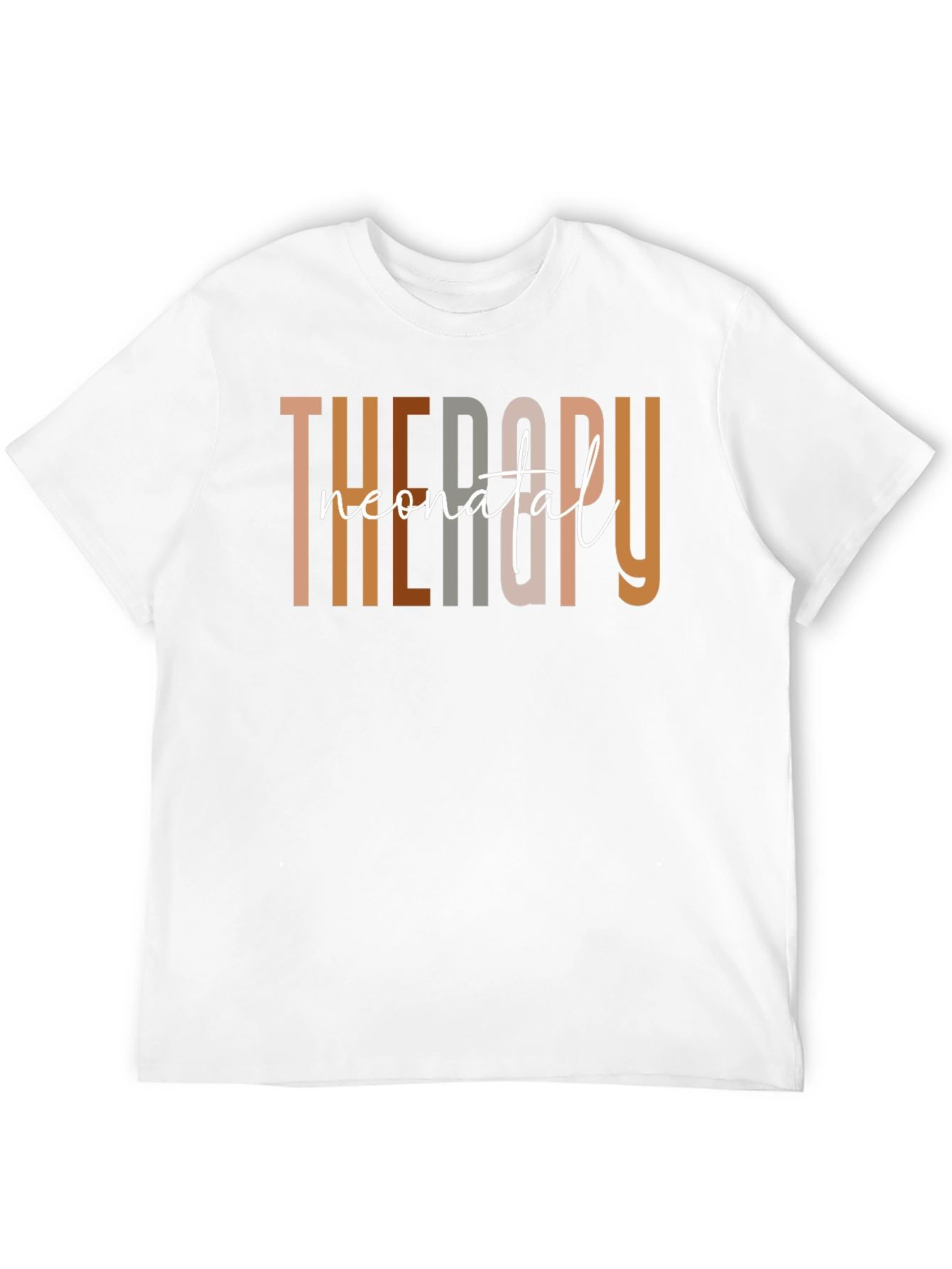Neonatal Therapy Black Cotton T-Shirt