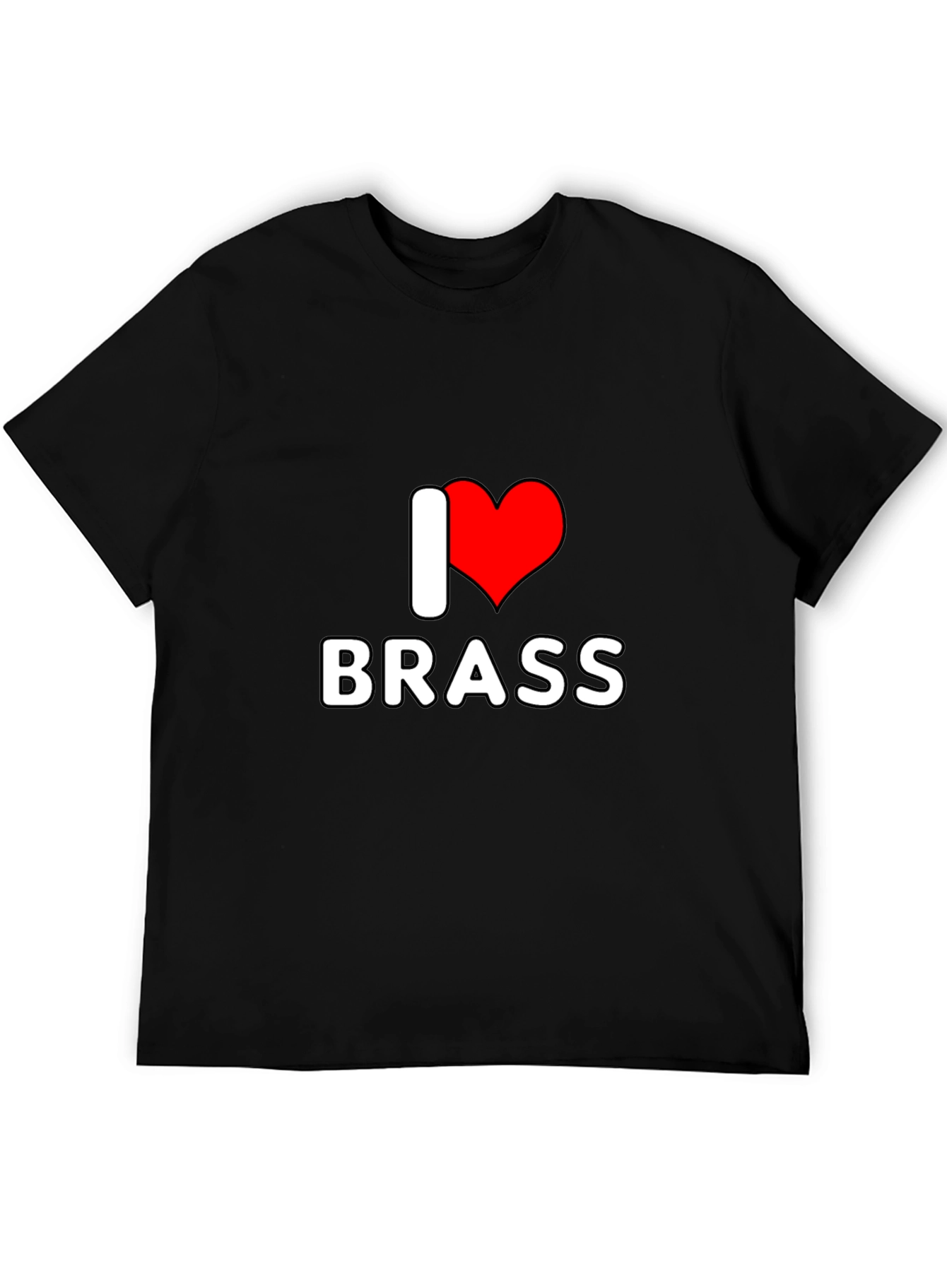 I Heart Brass Black T-Shirt