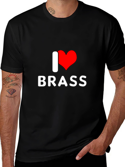 I Heart Brass Black T-Shirt
