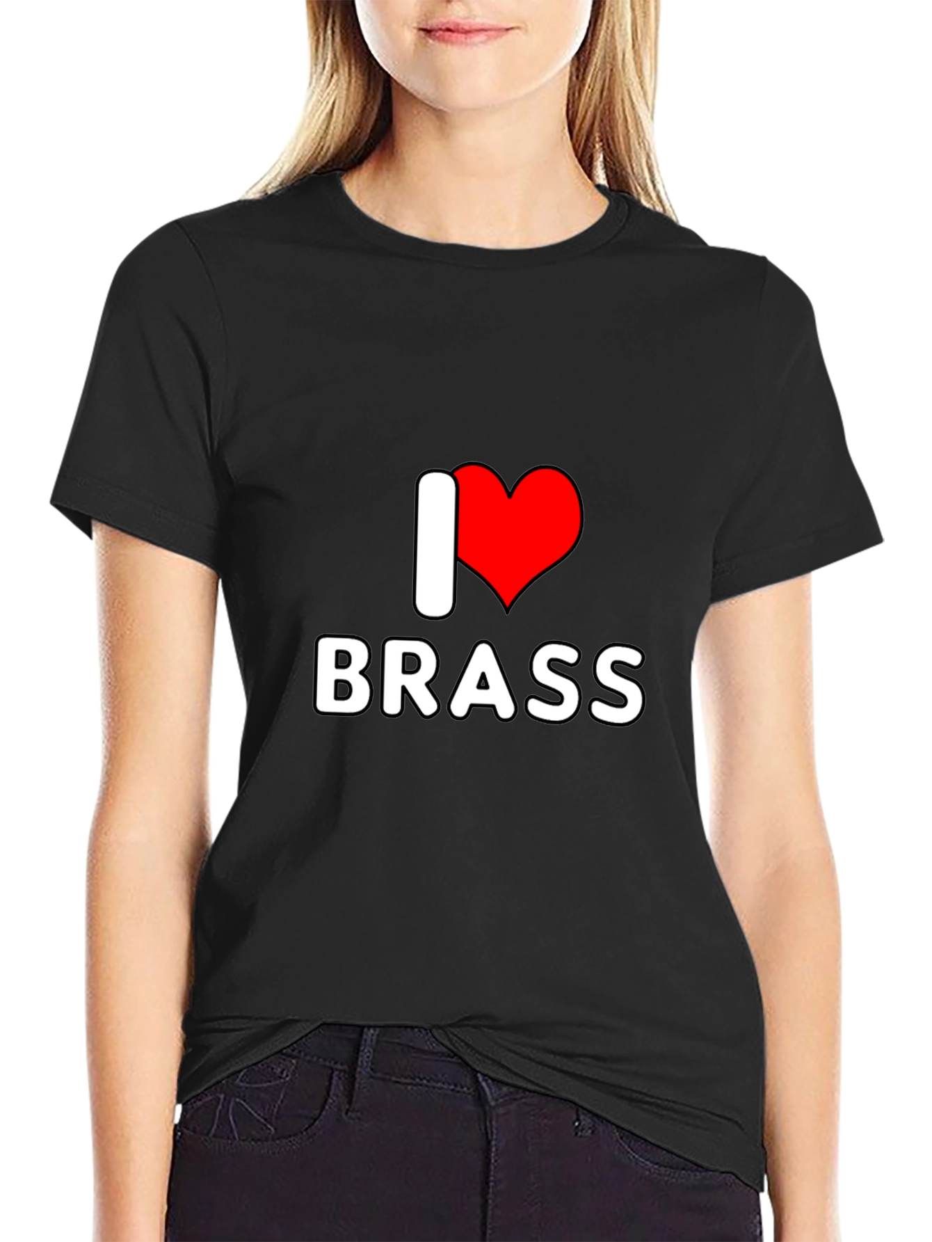I Heart Brass Black T-Shirt