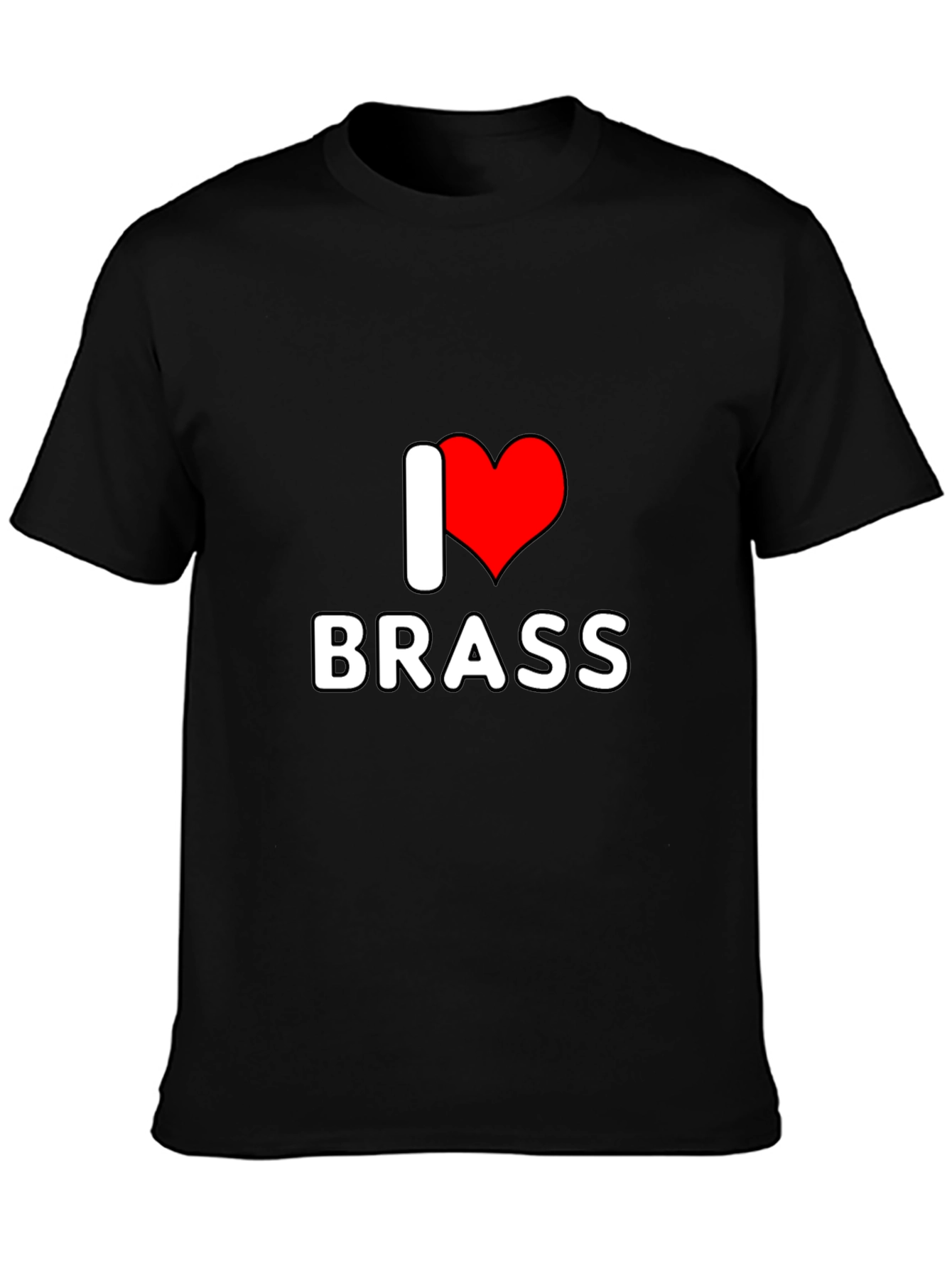 I Heart Brass Black T-Shirt