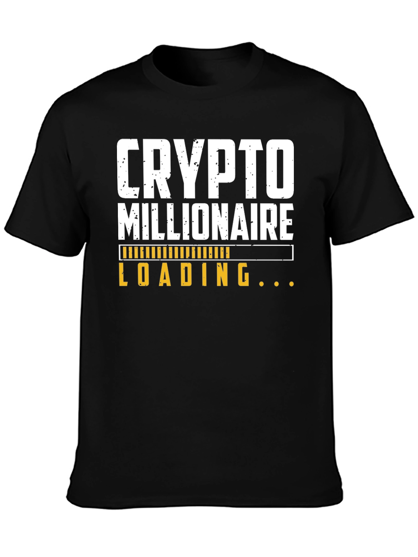 Crypto Millionaire Loading T-Shirt - Black