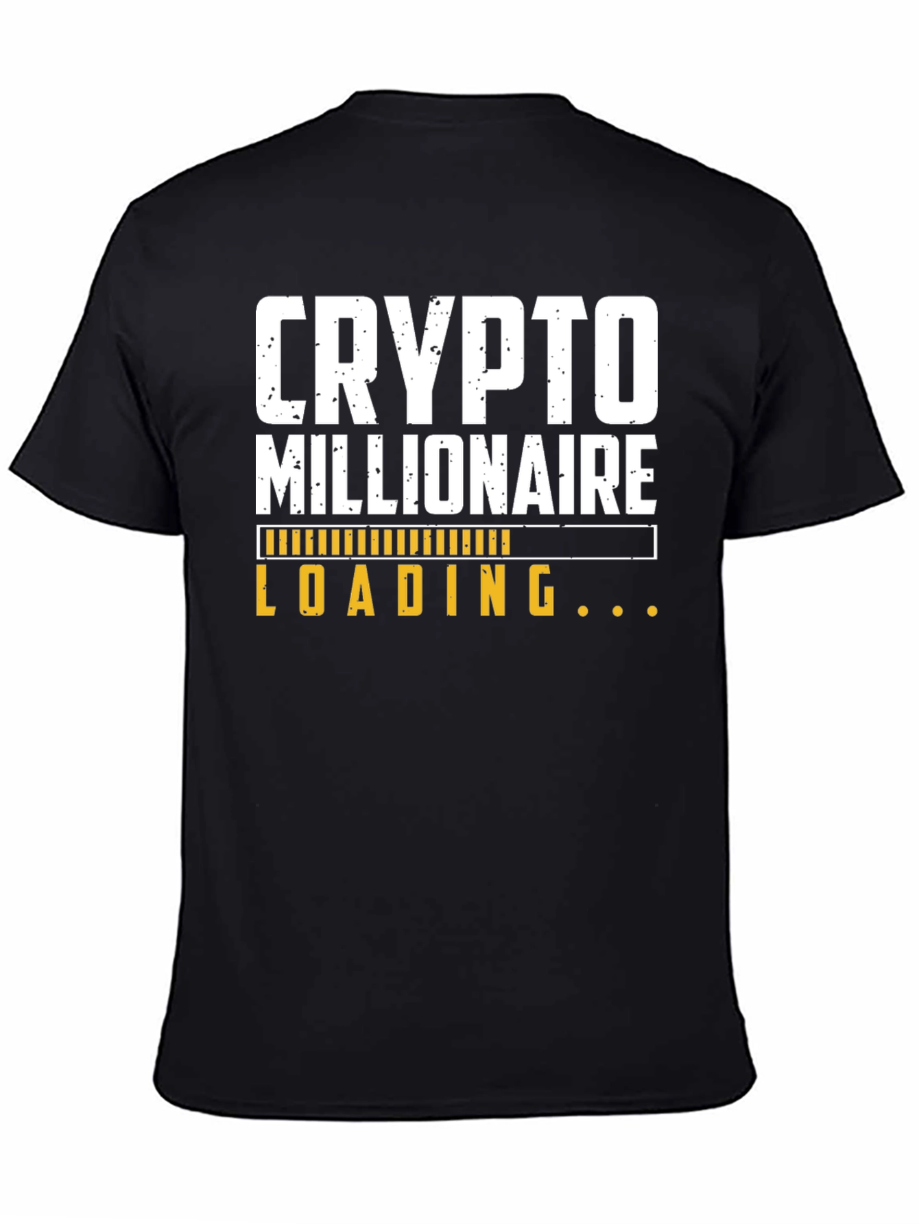 Crypto Millionaire Loading T-Shirt - Black