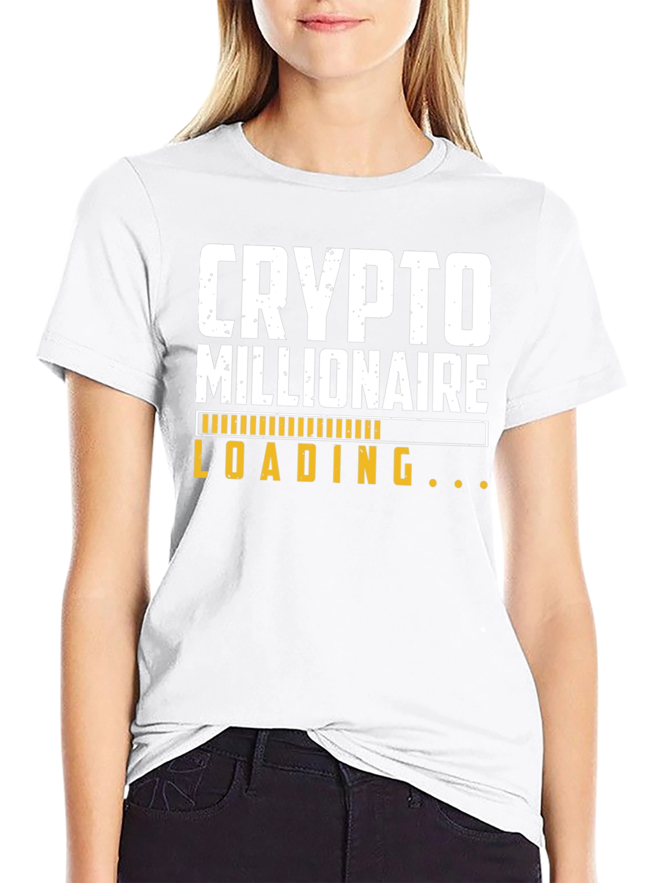 Crypto Millionaire Loading T-Shirt - Black