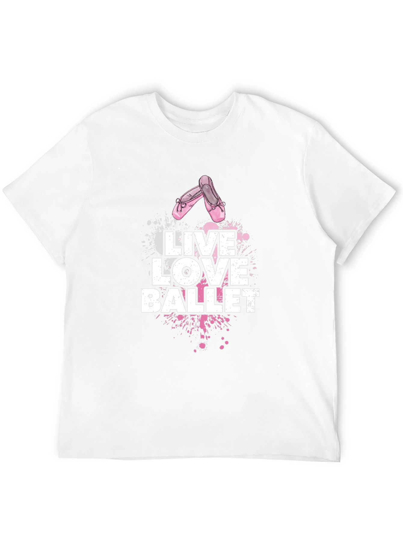 Live Love Ballet Black Graphic T-Shirt