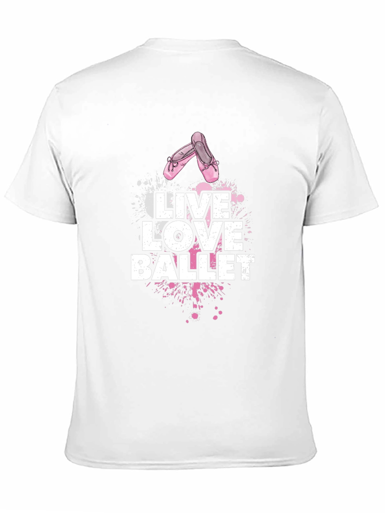 Live Love Ballet Black Graphic T-Shirt