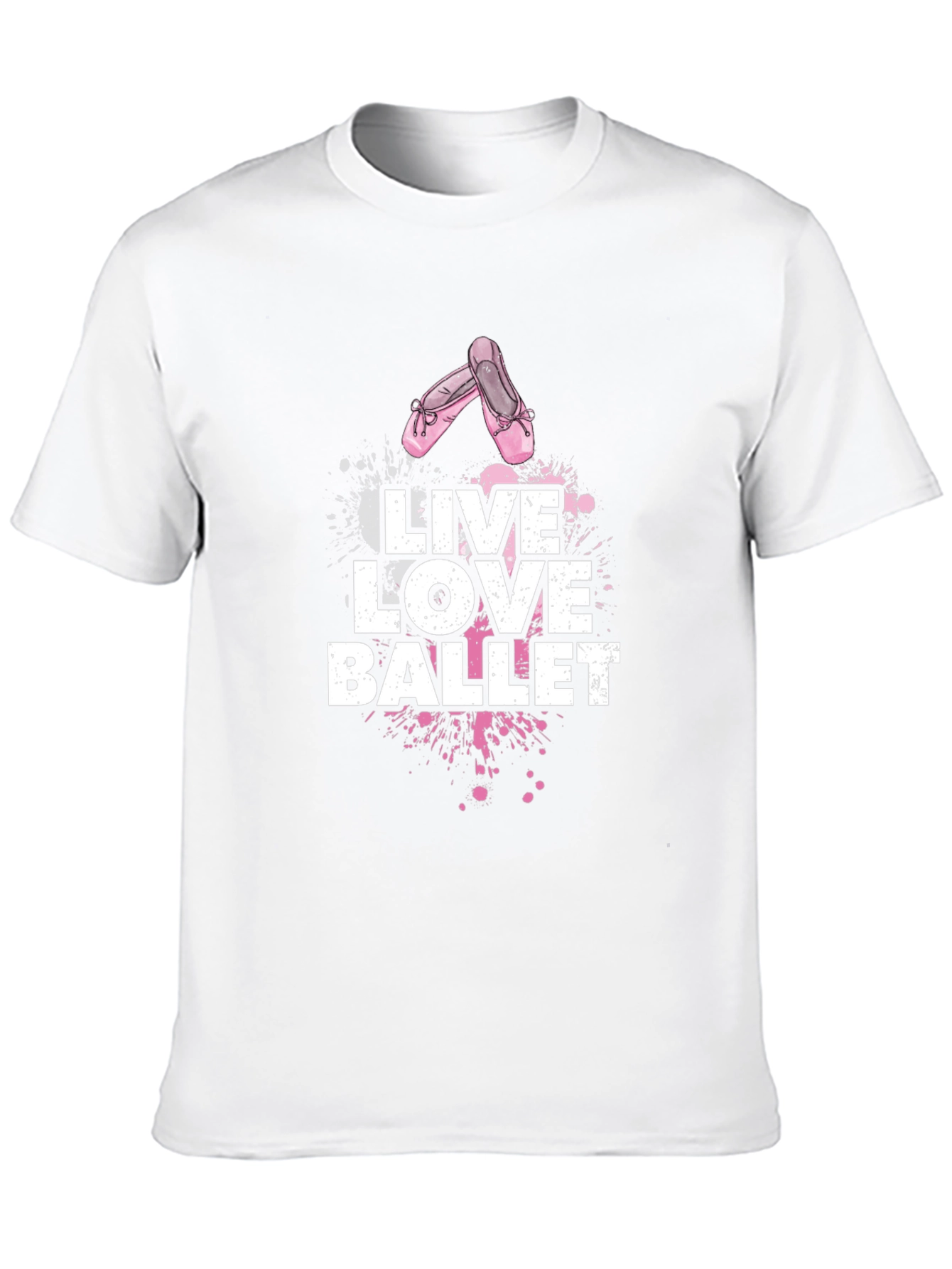 Live Love Ballet Black Graphic T-Shirt