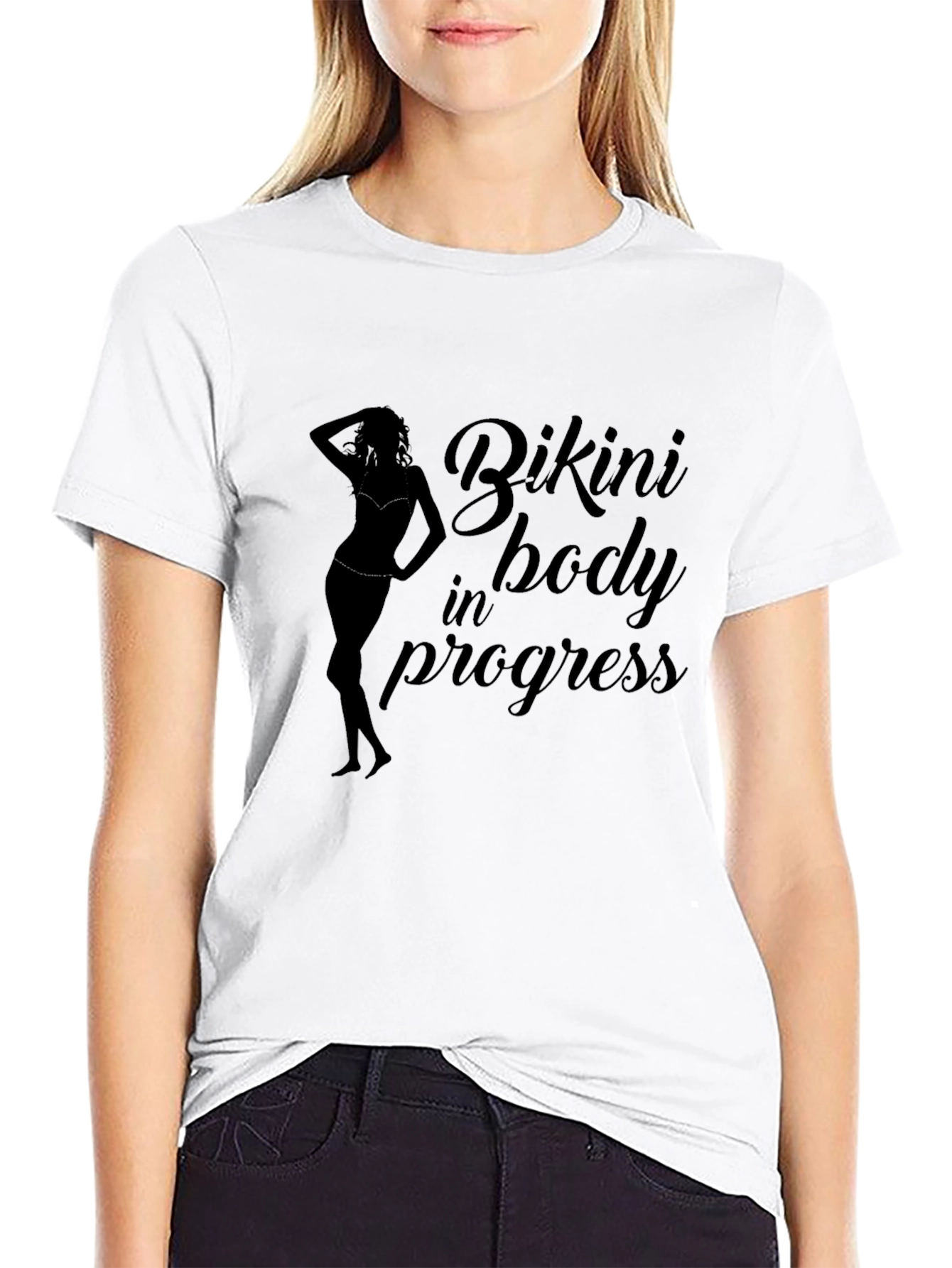 Bikini Body in Progress Tee - Motivational T-Shirt
